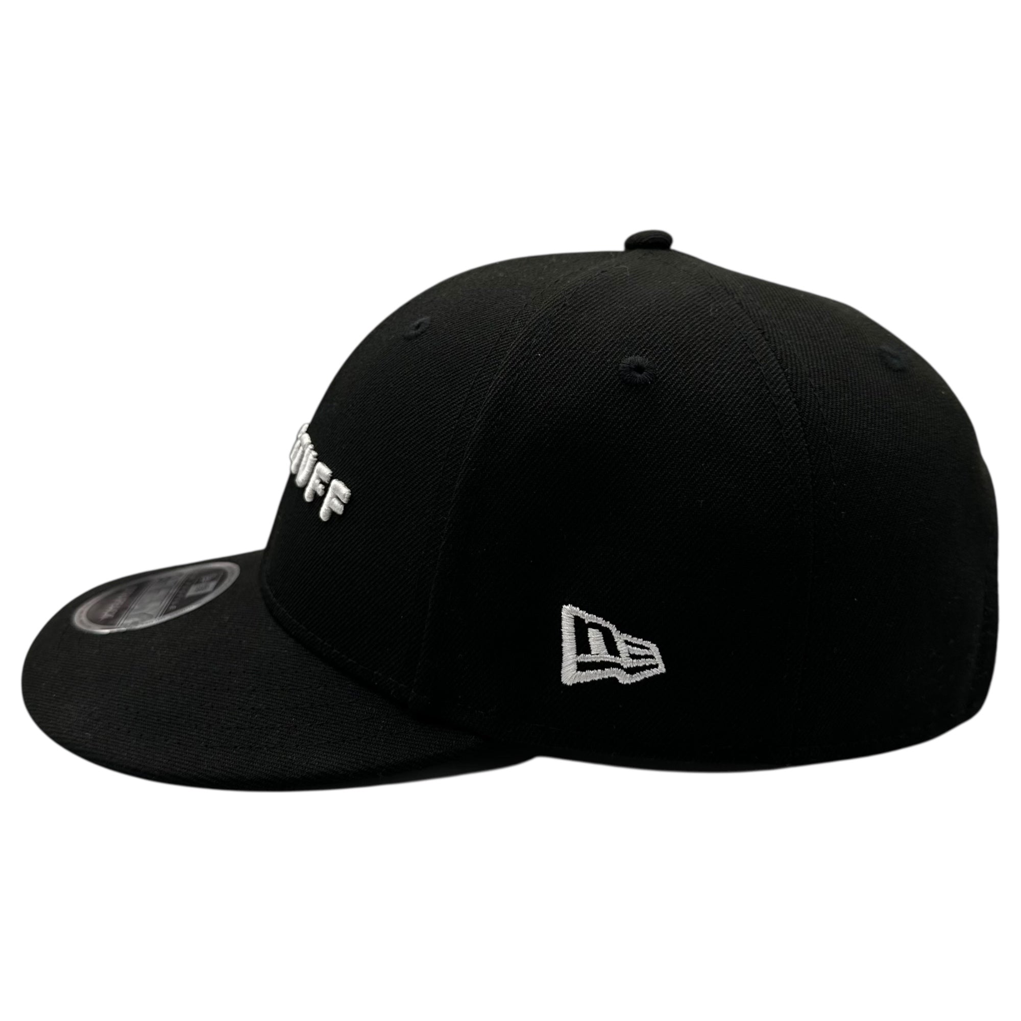 FLAGSTUFF(フラグスタフ) Logo Cap ロゴ キャップ ブラック×ホワイト