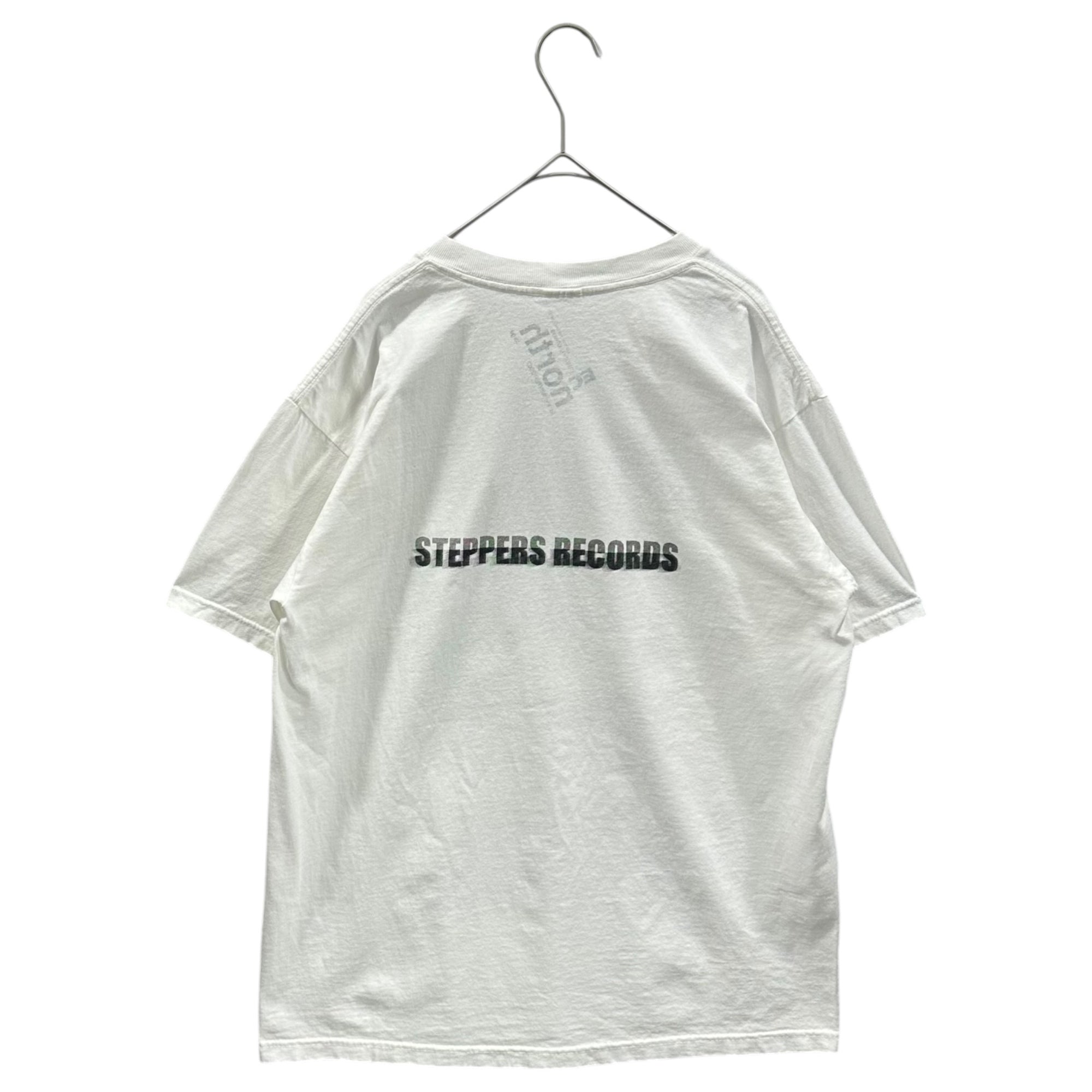 ELECTRIC COTTAGE(エレクトリックコテージ) 2002AW STEP INTO DUB Graphic s/s T-shirt グラフィック 半袖 Tシャツ L STEPPERS RECORDS コラボアイテム