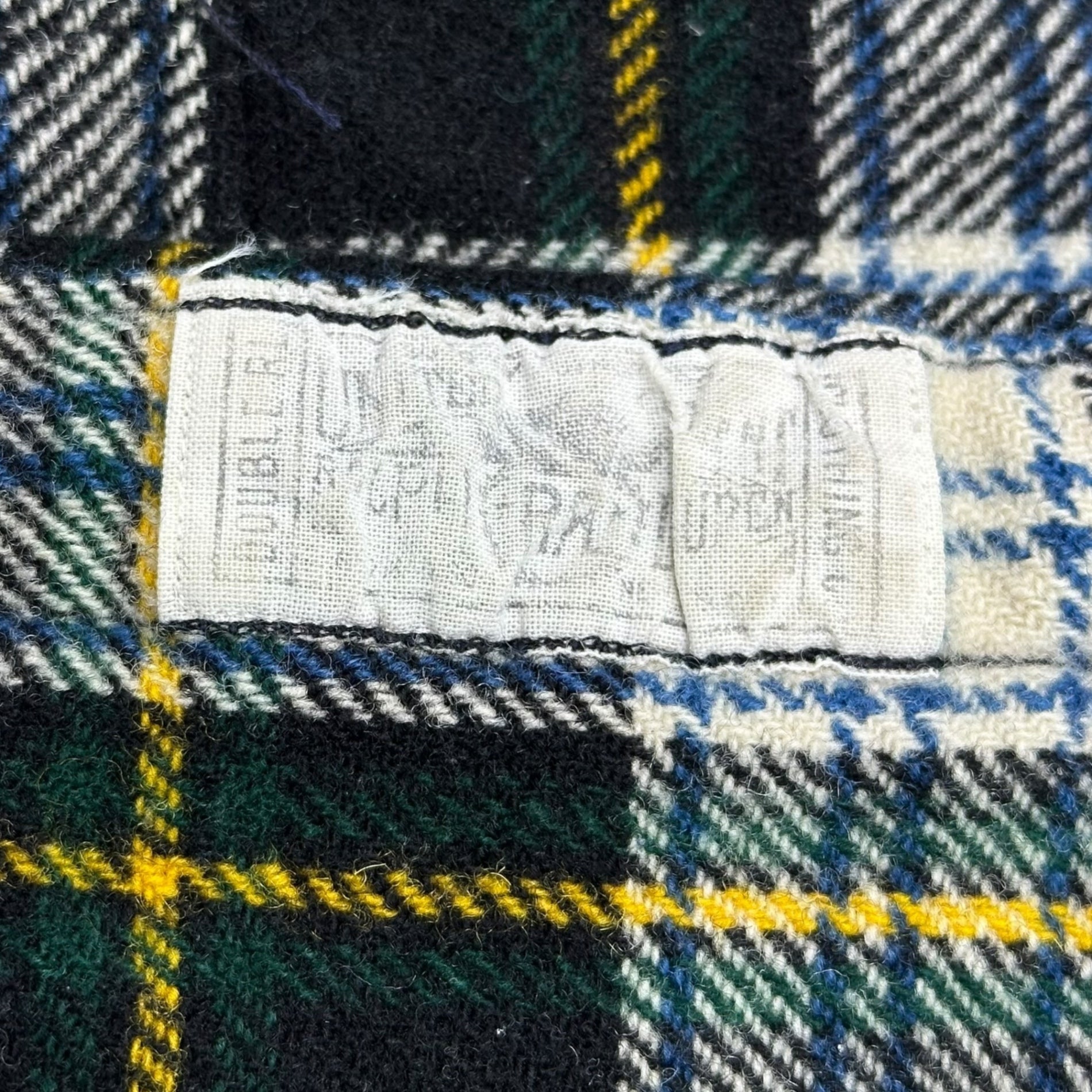 RRL(ダブルアールエル) Tartan Check Elbow Patch Wool Flannel Shirt タータンチェック エルボーパッチ ウール フランネル シャツ M ネイビー×グリーン ネルシャツ