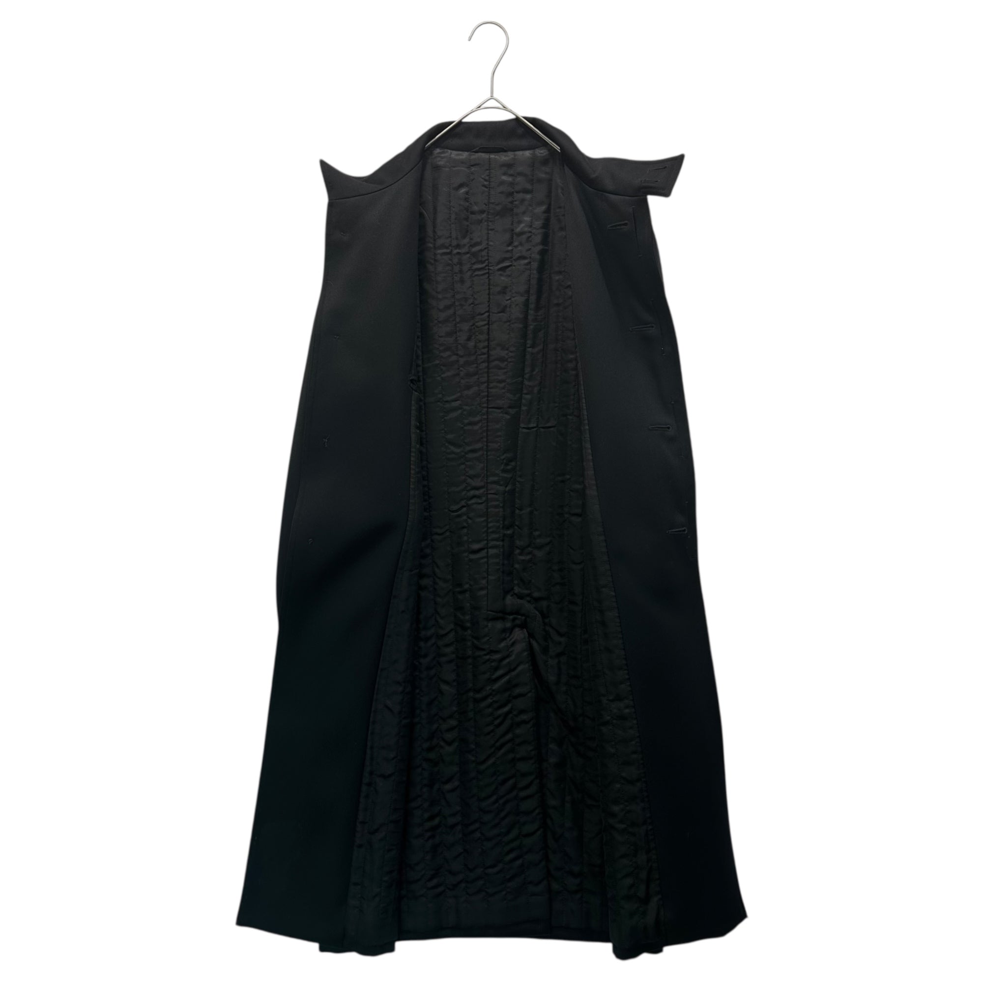 CoSTUME NATIONAL HOMME(コスチュームナショナルオム) 00's Wool Stand Collar Coat ウール スタンドカラー コート 44 ブラック