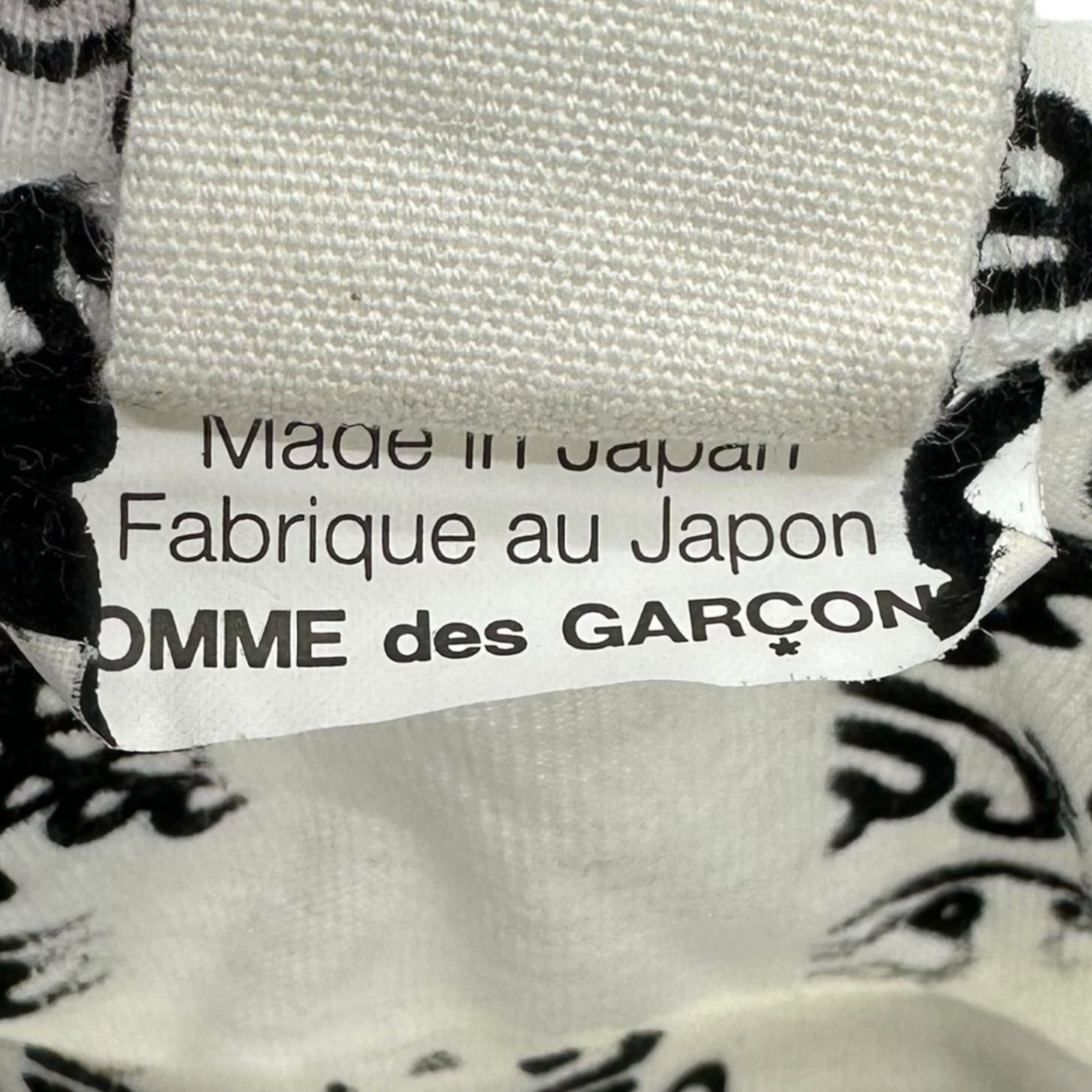 TAO COMME des GARCONS(タオコムデギャルソン) 09AW Flower Flocky Print T-Shirt フラワー フロッキー プリント Tシャツ 3D-T004 Ｍ ホワイト×ブラック AD2009
