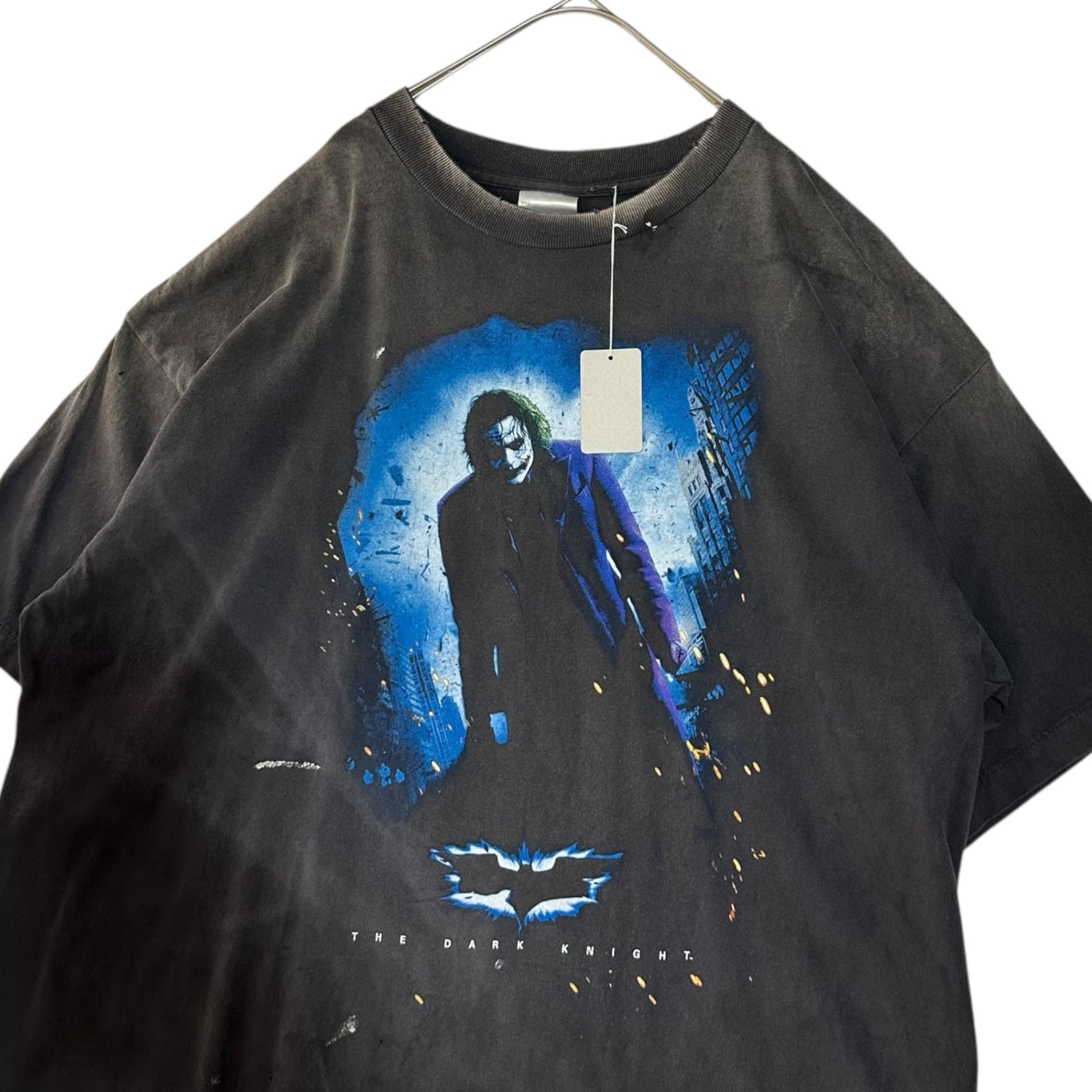 SAINT MICHAEL(セントマイケル) 25SS × The Dark Knight BTM_SS TEE ジョーカー Tシャツ SM-HR-0000-C54 XL ブラック