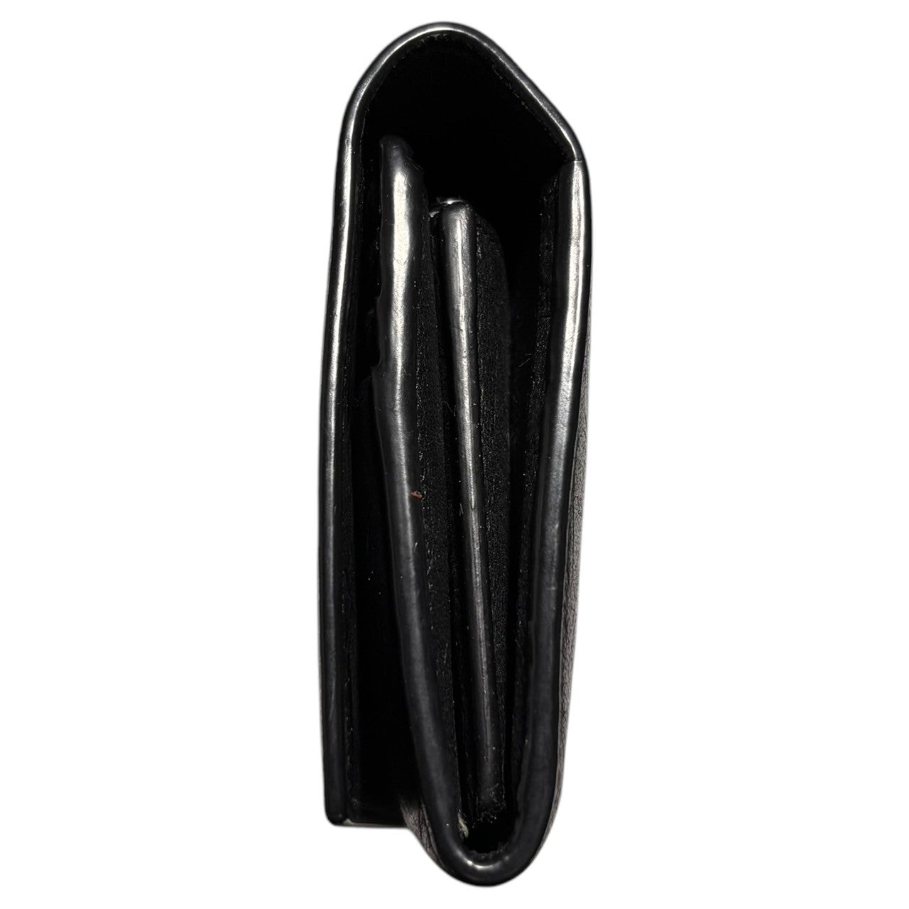 SAINT LAURENT(サンローラン) Monogram large flap wallet モノグラム ラージ フラップ ウォレット CFR556252 ブラック 財布 長財布 レザー ロゴ 箱付
