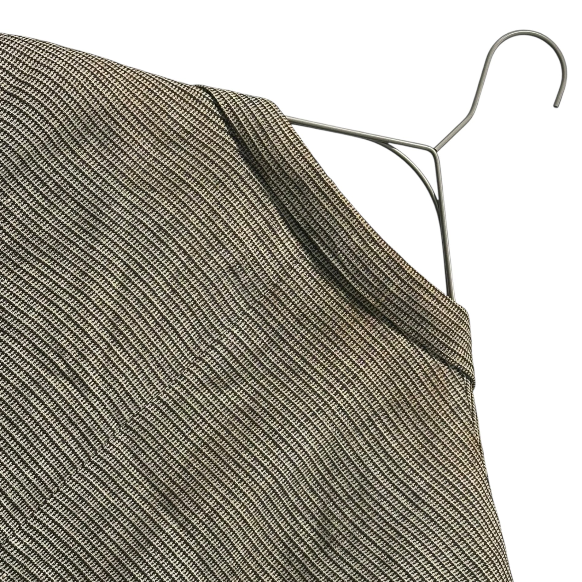 COMME des GARCONS HOMME(コムデギャルソンオム) 80's Linen 2B Tailored Jacket 本人期 リネン 2B テーラード ジャケット HJ-11049S S ベージュ×ブラウン 1980年代 川久保玲 本人期
