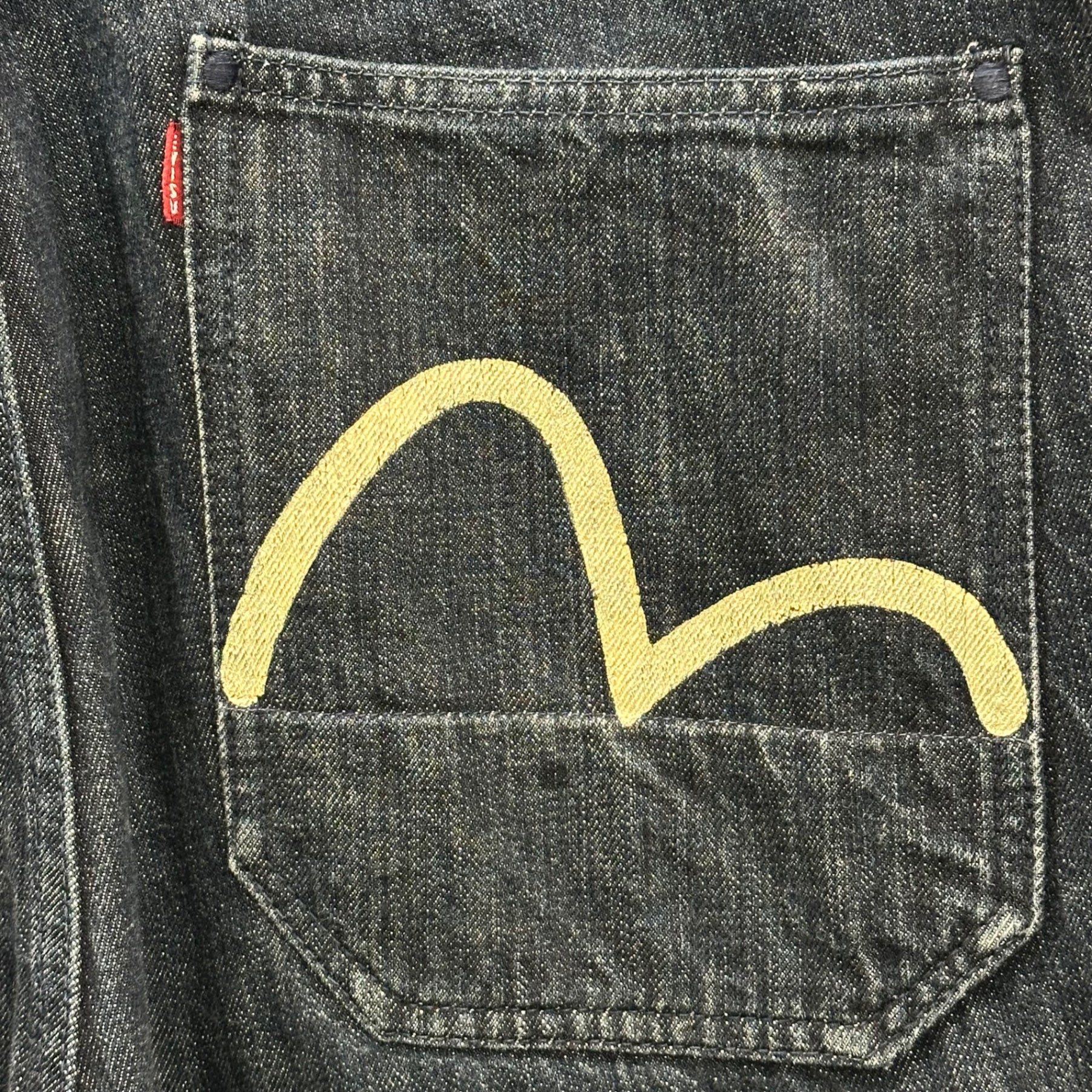 EVISU(エヴィス) Seagull Denim Overalls カモメ デニム オーバーオール 34 インディゴ