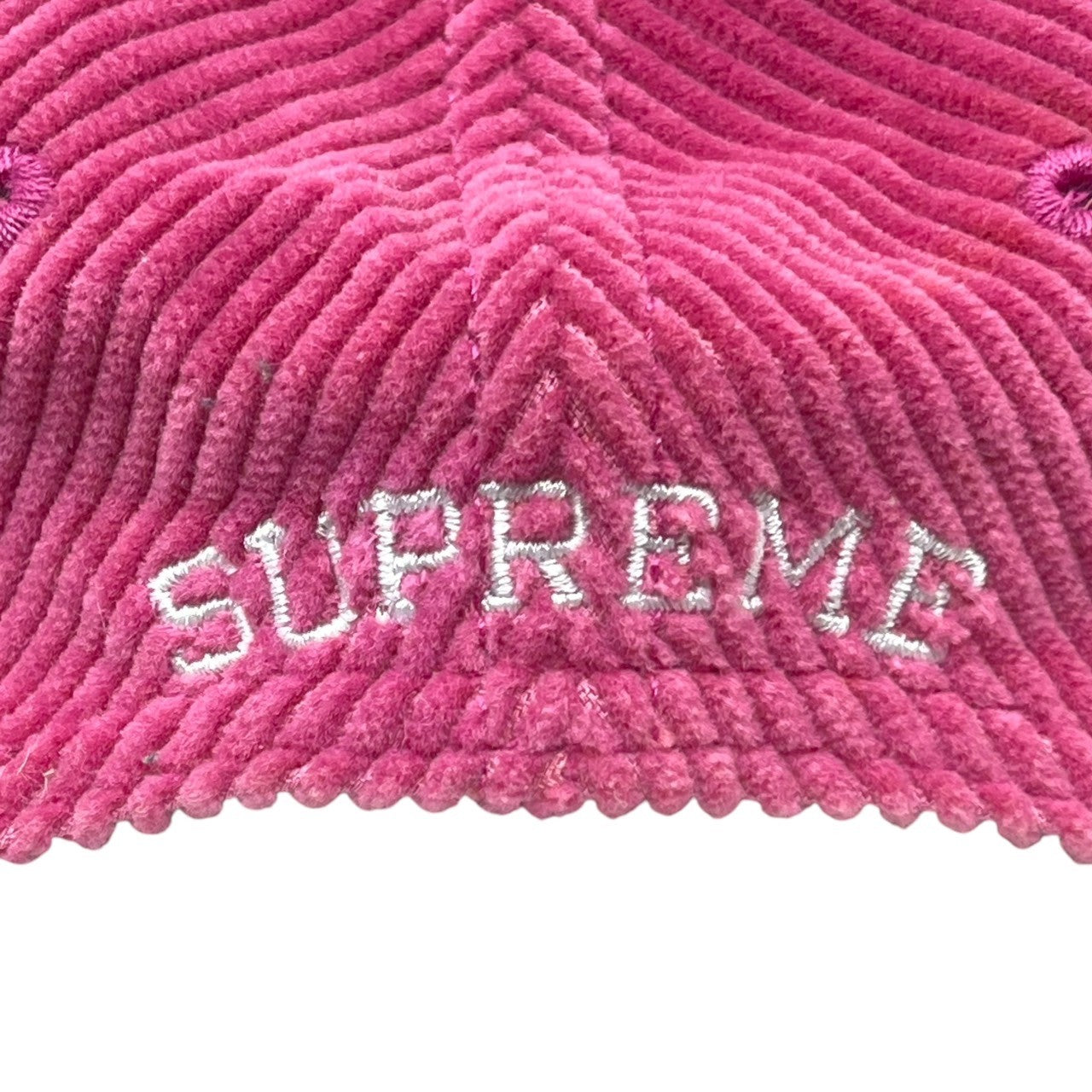 SUPREME(シュプリーム) 17SS CORDUROY S LOGO 6PANEL CAP コーデュロイ S ロゴ 6パネル キャップ ピンク