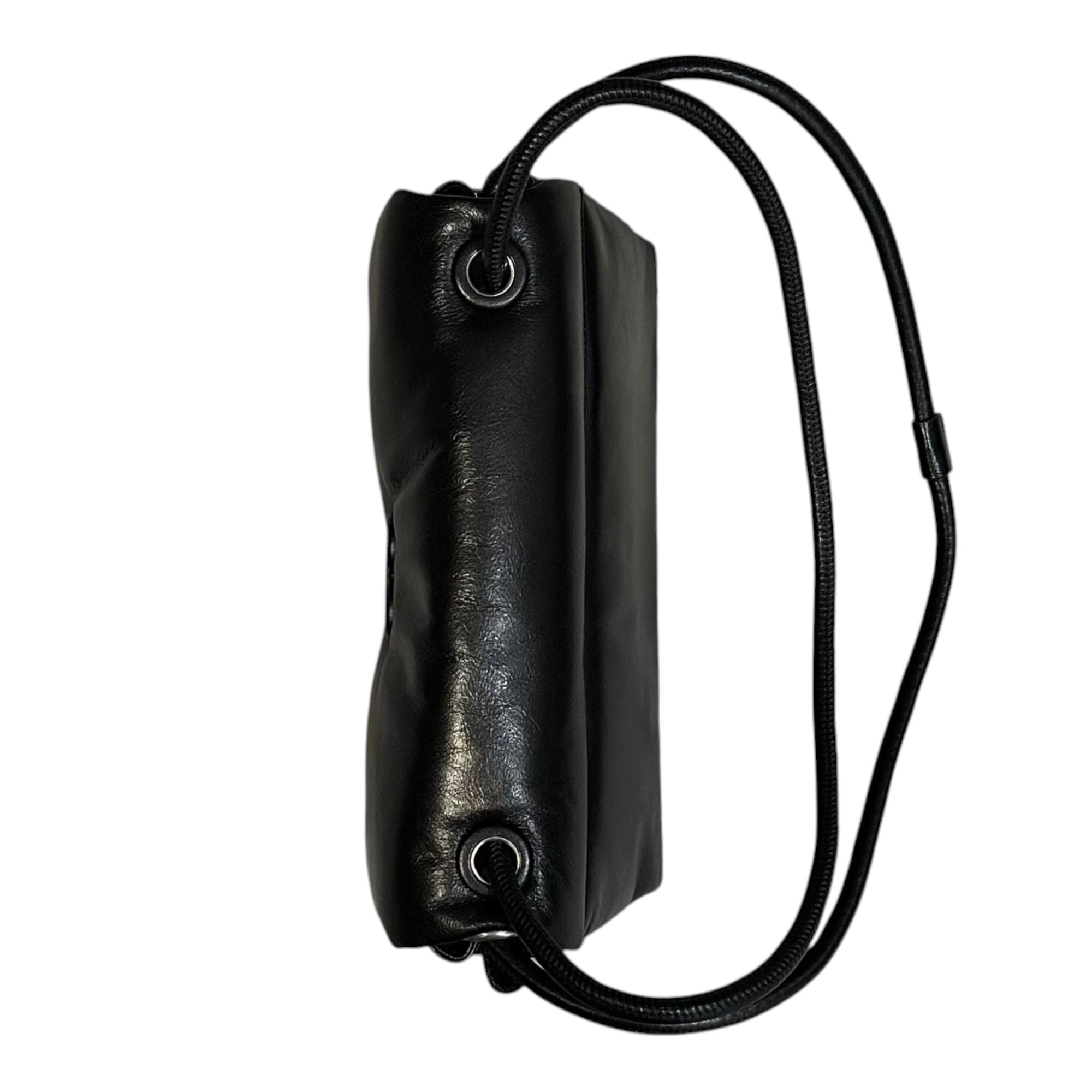 AMI PARIS(アミパリス) Voulez-Vous Bag ショルダー バッグ カウハイド レザー  ULL163.AL0052 ブラック 現行品