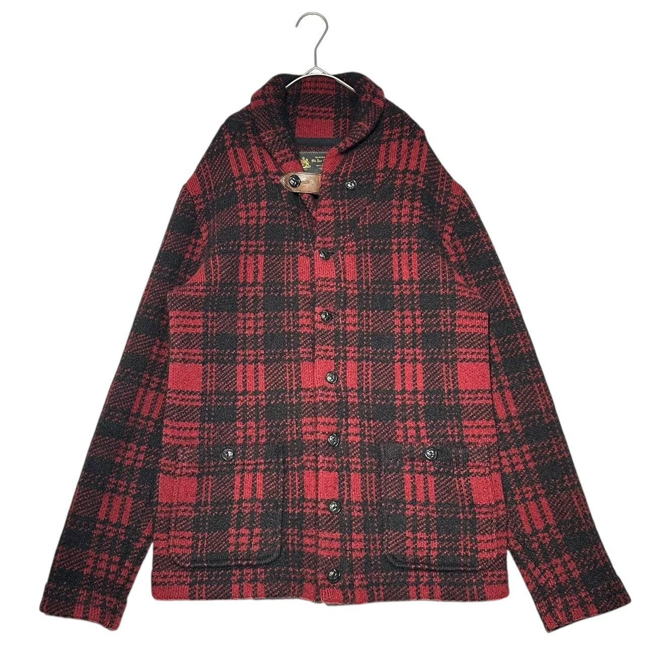 Burton フード付きジャケットミディアムサイズ　ブラック/チェック柄 Burton フード付きジャケットミディアムサイズ ブラック/チェック柄