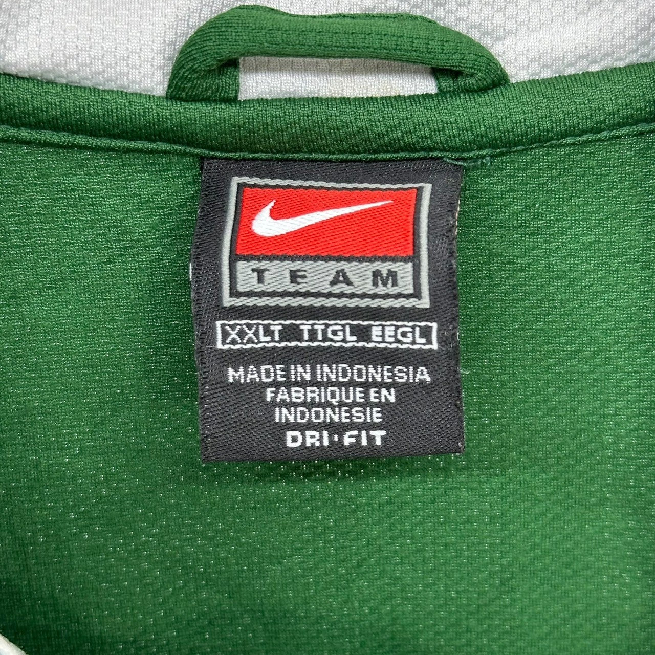 NIKE(ナイキ) 00's TEAM Big Size Trucker Jacket ビッグ サイズ トラック ジャケット XXLT グリーン