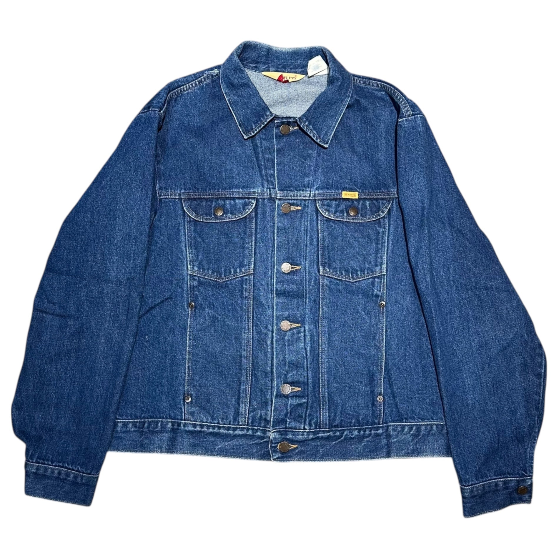 RUSTLER(ラスラー) 80's Denim Tracker Jacket デニム トラッカー ジャケット XL インディゴ 80年代 ヴィンテージ 古着