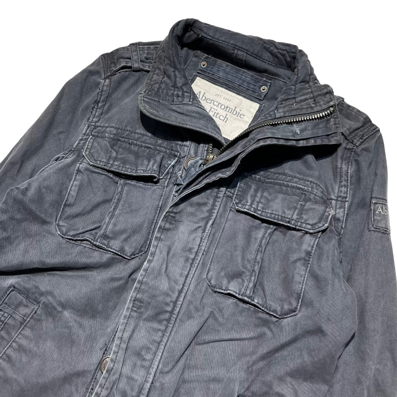 Abercrombie & Fitch(アバクロンビー&フィッチ) SENTINEL JACKET センティネル ジャケット M-65タイプ SIZE XL ダークグレー ヴィンテージ加工