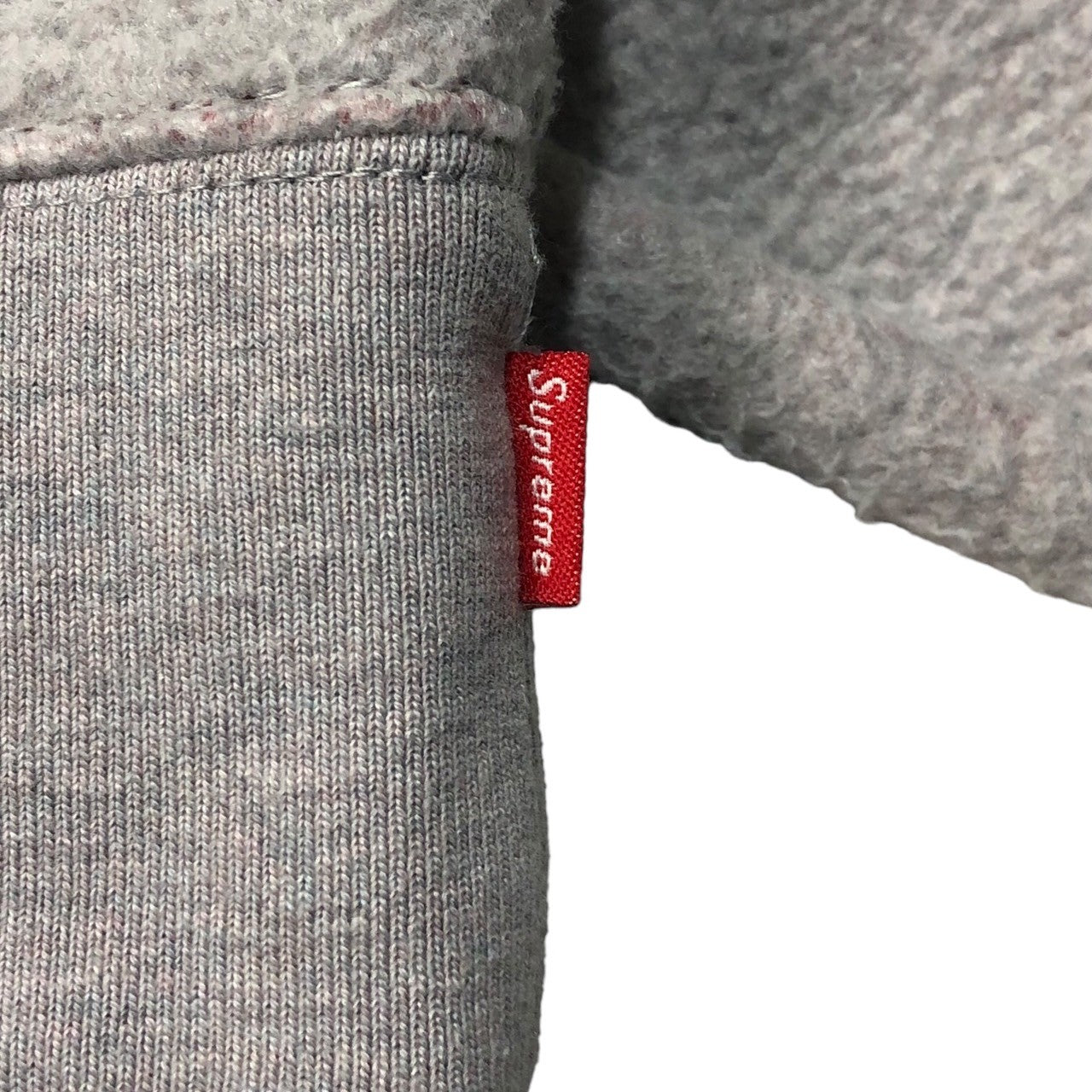 SUPREME(シュプリーム) 23SS Inside Out Box Logo Hooded Sweatshirt ボックスロゴ フーディー スウェット パーカー 起毛 インサイドアウト  M グレー×レッド Heather Grey