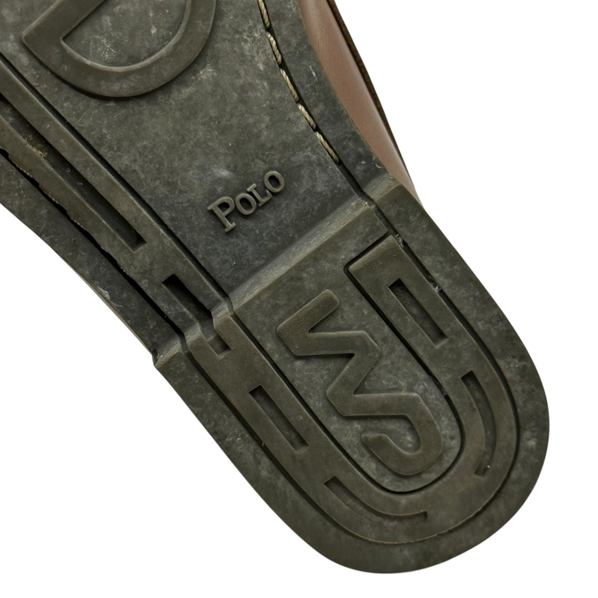 POLO RALPH LAUREN(ポロラルフローレン) Leather Deck Shoes レザー デッキ シューズ 8EE(26cm程度) ブラウン