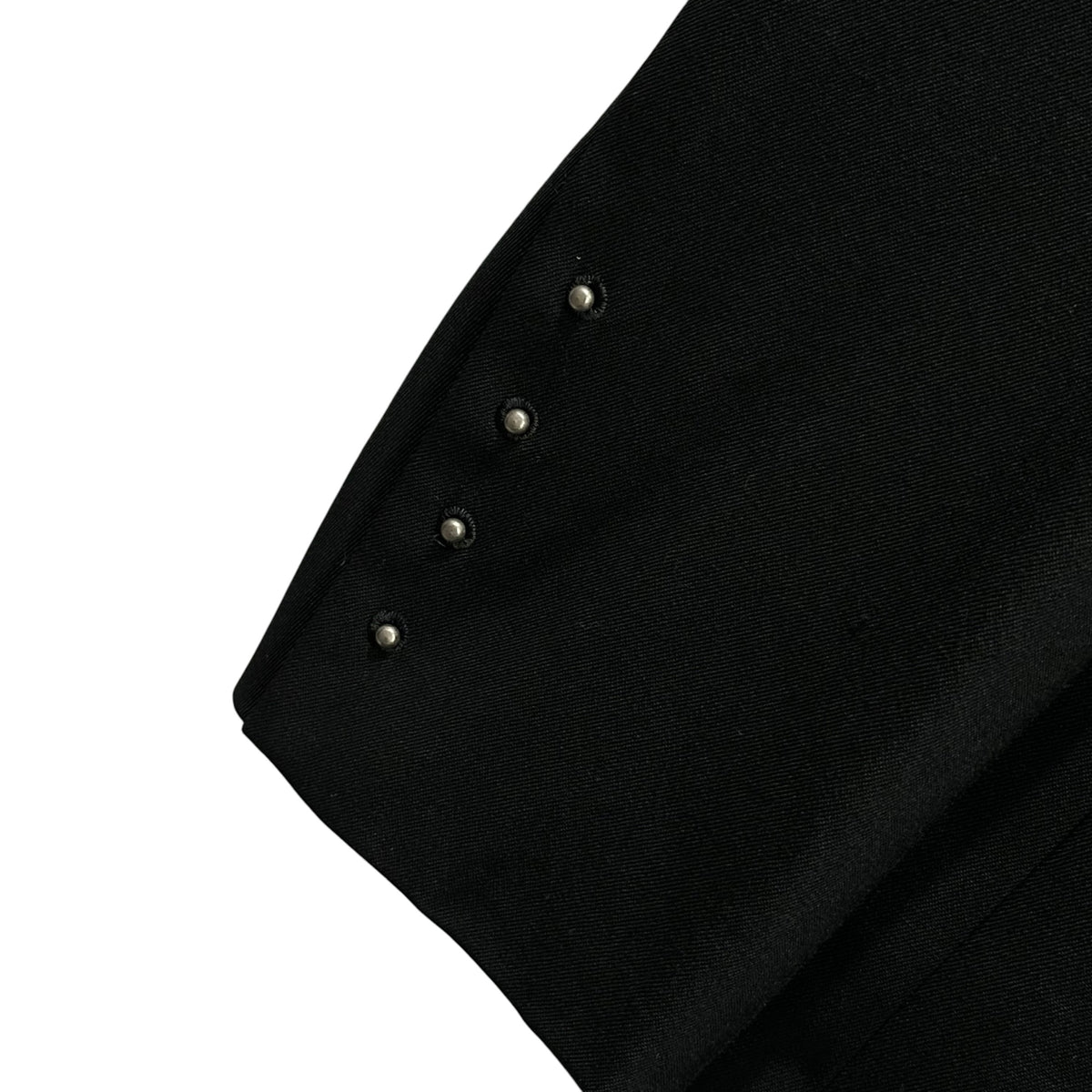 Jean Paul GAULTIER HOMME(ジャンポールゴルチエオム) 1995AW Stud-detailed tailored jacket ギボシ ボタン スタッズ テーラード ジャケット 560-5.JK.JG. 48 ブラック 90's 90年代