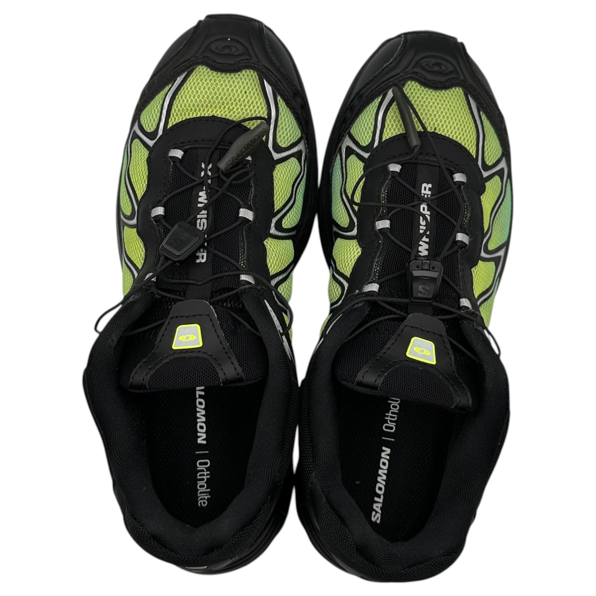 Salomon(サロモン) XT-Whisper Low-top trekking sneakers ウィスパー ローカット トレッキング スニーカー 477616 28 V0 26.0cm ブラック×グリーン