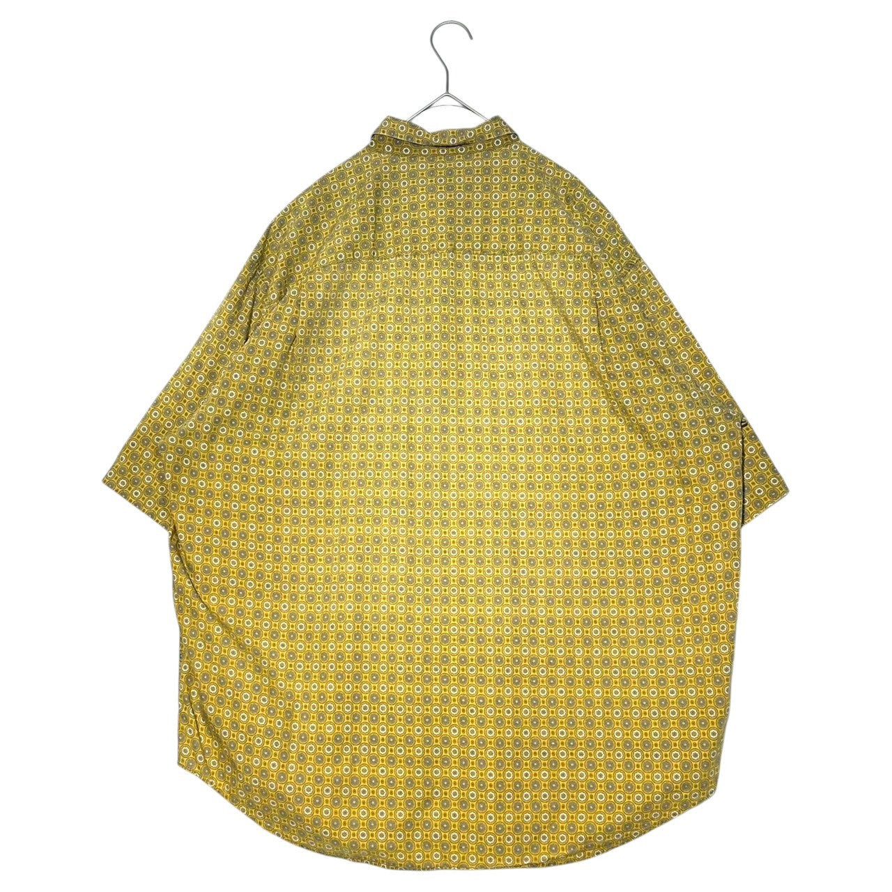 OLD GAP(オールドギャップ) Old Short Sleeve Patterned Shirt オールド 半袖 総柄 シャツ L マスタード