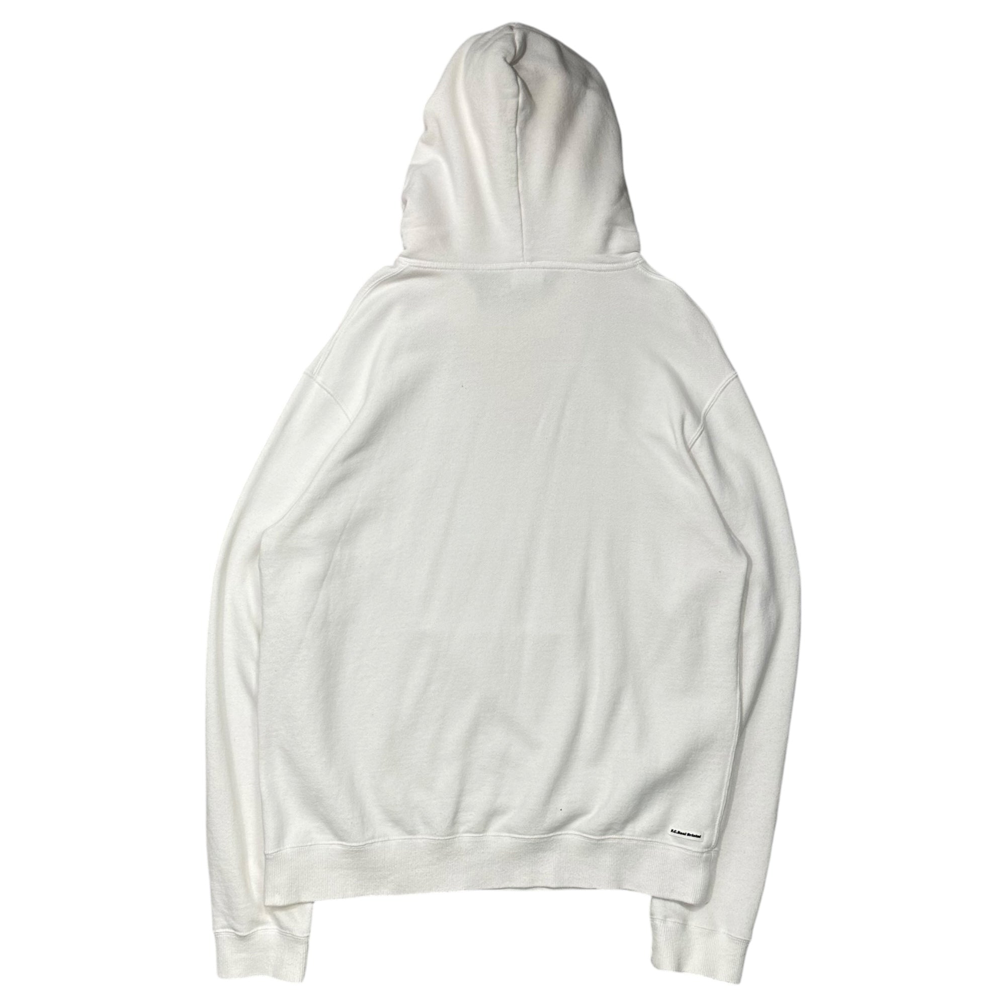 F.C.Real Bristol FCRB(エフシーレアルブリストル) REFLECTIVE STAR PULLOVER HOODY リフレクティブ スター プルオーバー フーディ パーカー FCRB-189061 L ホワイト×ブラック