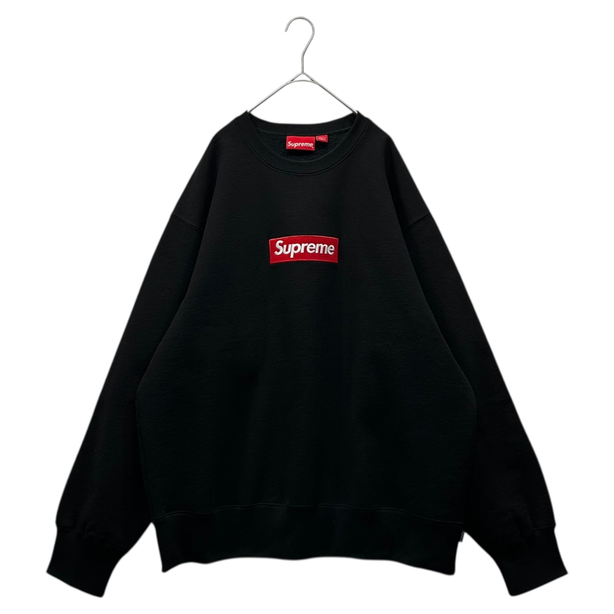 SUPREME(シュプリーム) 22AW Box Logo Crewneck Sweatshirt ボックスロゴ クルーネック スウェット L ブラック×レッド 22FW