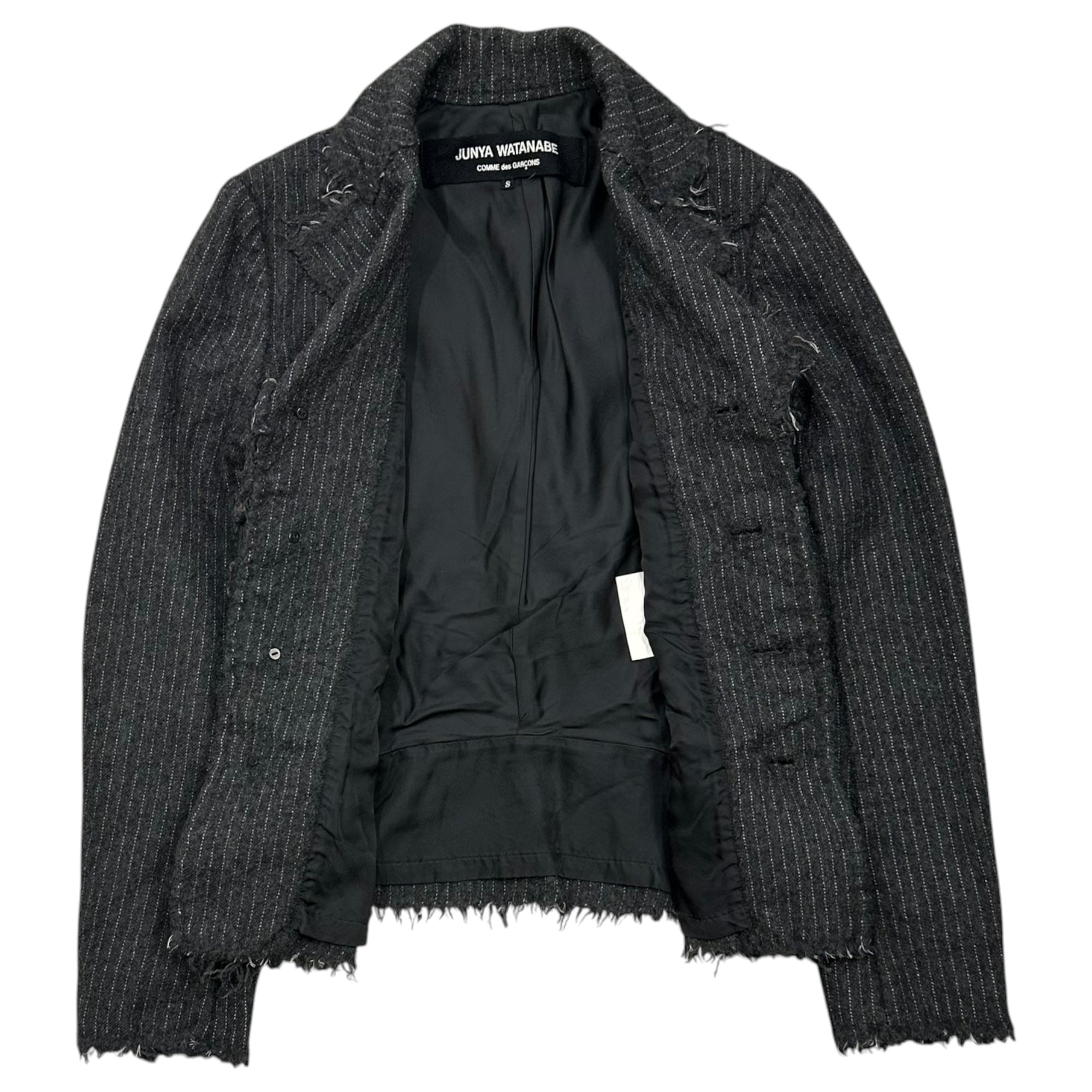 JUNYA WATANABE COMME des GARCONS(ジュンヤワタナベコムデギャルソン) 2004SS Glen Check Wool/Nylon 5-Button Jacket グレンチェック ウール ナイロン 5ボタン ジャケット JM-J038 S ブラック×ホワイト AD2003 00s アーカイブ