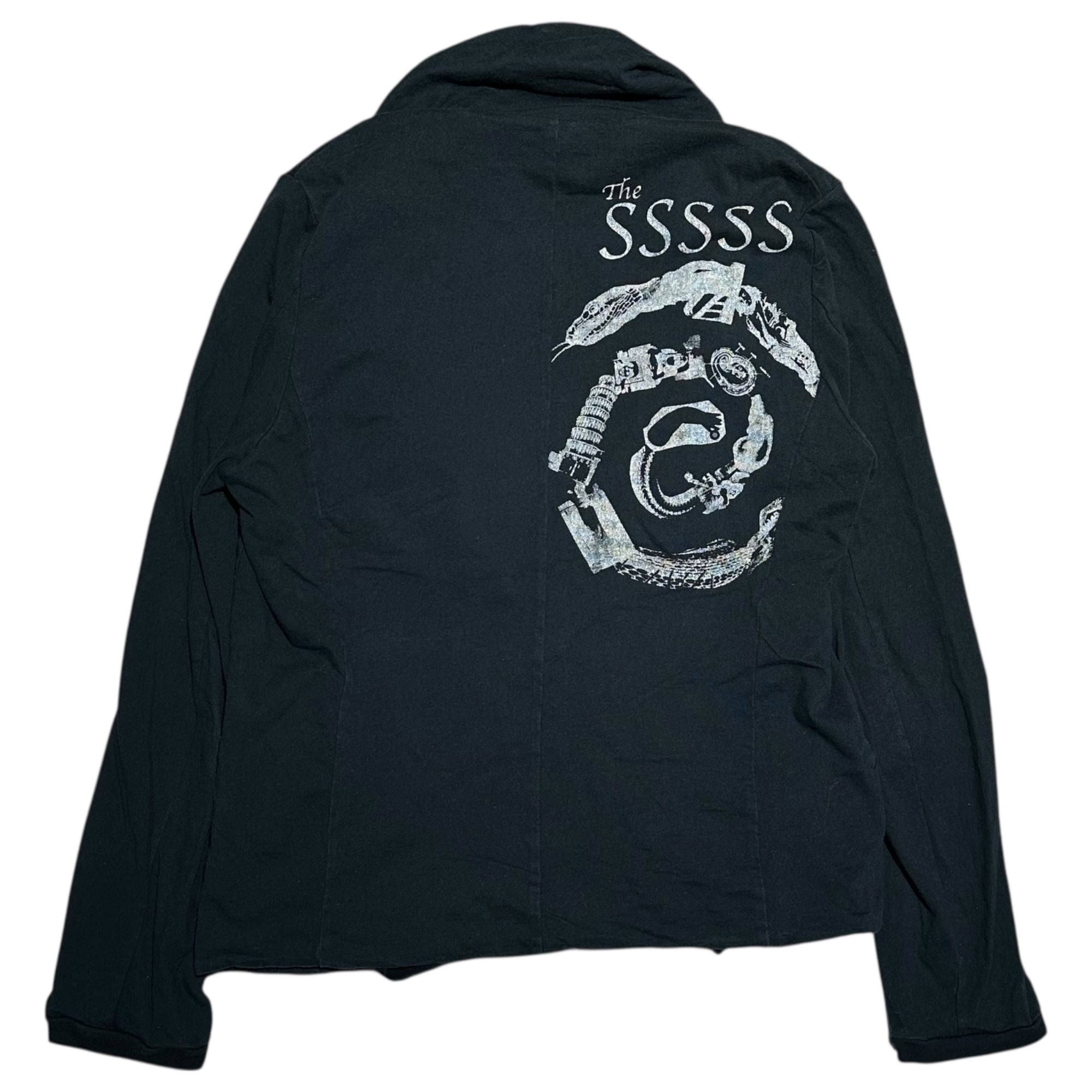 UNDERCOVERISM(アンダーカバイズム) 06SS T-shirt Reconstruction Graphic Print Tailored Jacket Tシャツ 再構築 グラフィック プリント テーラード ジャケット 6S202-J2 2 ブラック 00's アーカイブ T期