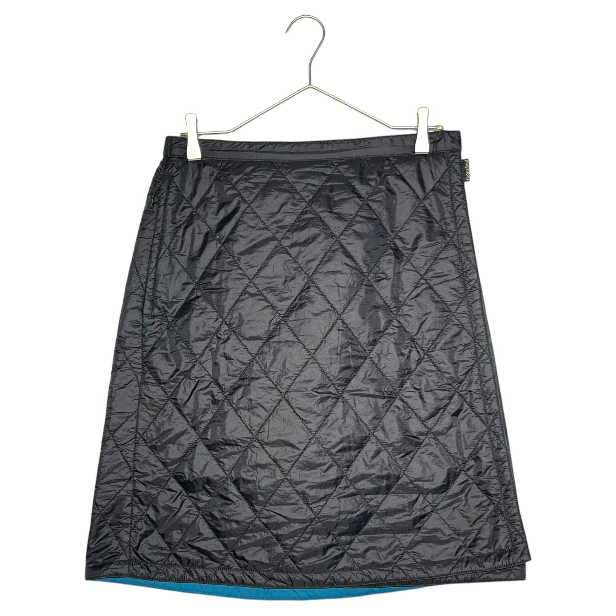 mont-bell(モンベル) Therma wrap skirt サーマ ラップ スカート 1105598 L ブラック アウトドア キルティング 撥水