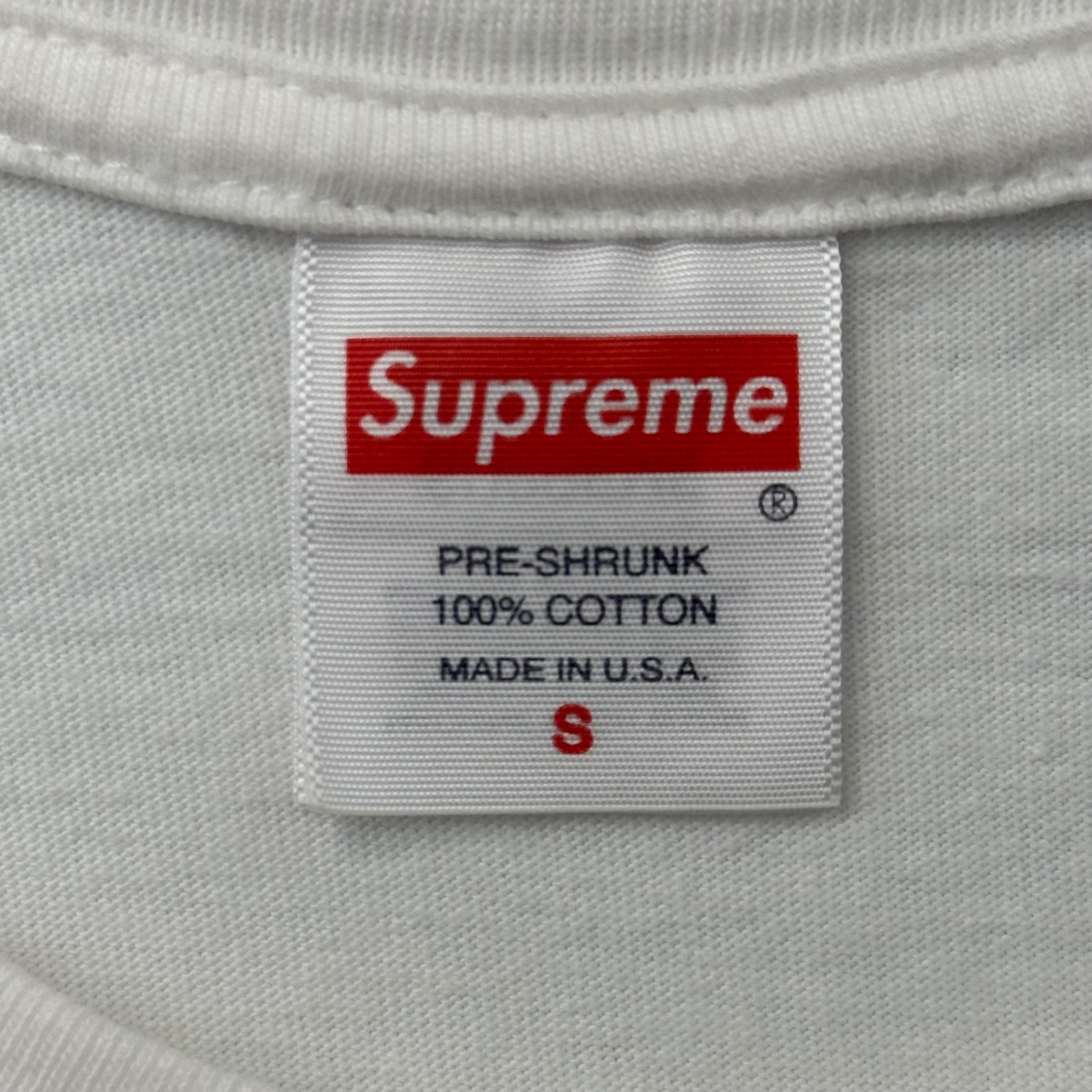 SUPREME(シュプリーム) 2024SS Satchidananda Tee サッチダーナンダ Tシャツ S ホワイト