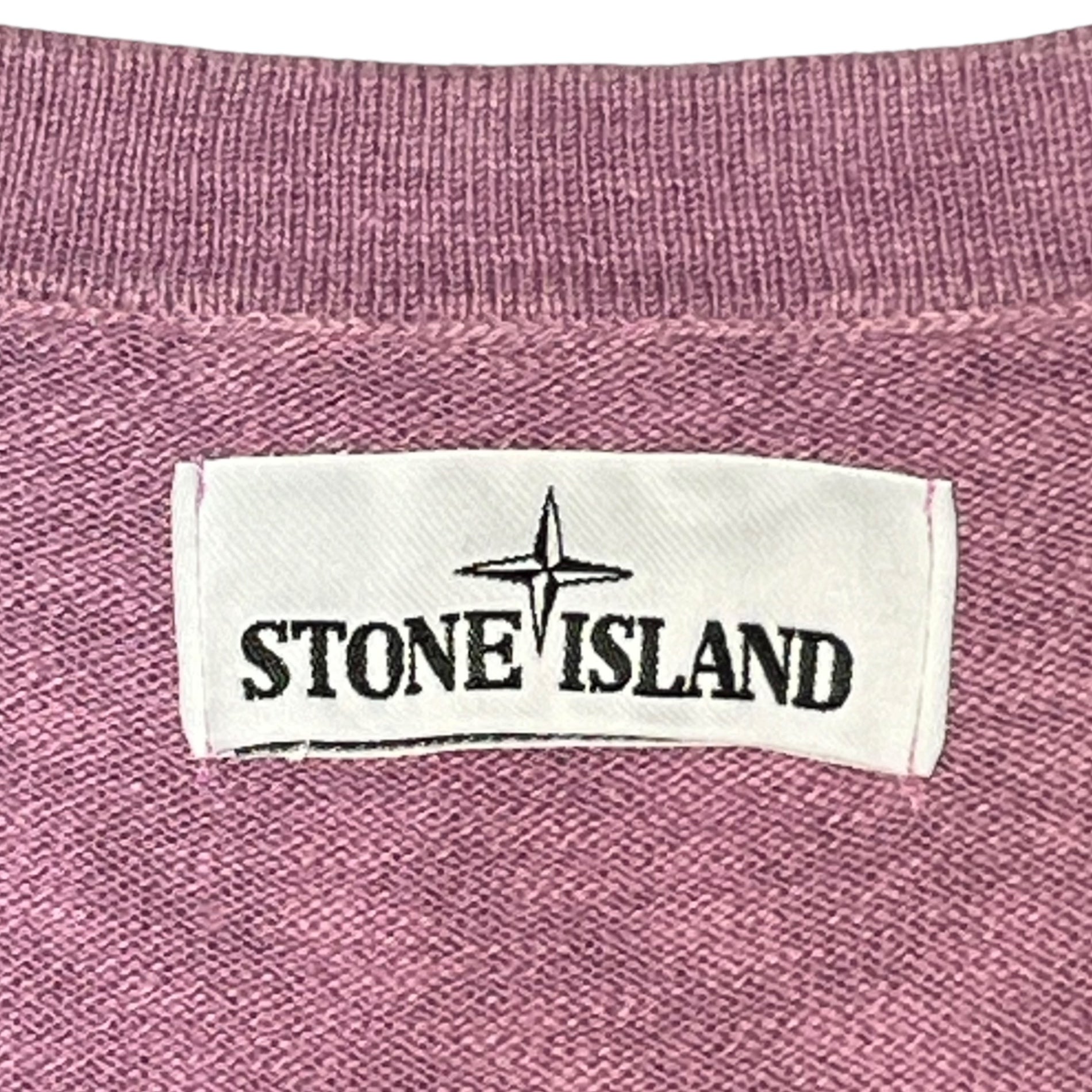 STONE ISLAND(ストーンアイランド) 20SS Crew neck cotton nylon knit クルーネック コットン ナイロン ニット 7215502B0 L パープル