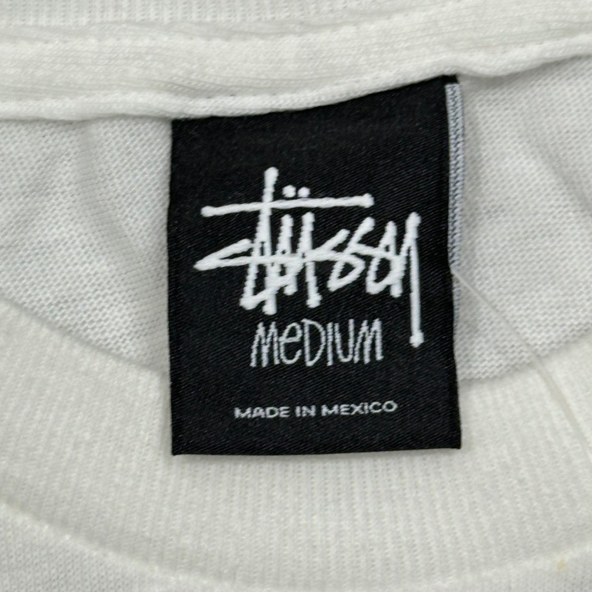 STUSSY×FRAGMENT DESIGN(ステューシー×フラグメントデザイン) 2011's ONE WORLD ONE HEART TEE チャリティー Tシャツ M ホワイト ロゴ コラボ
