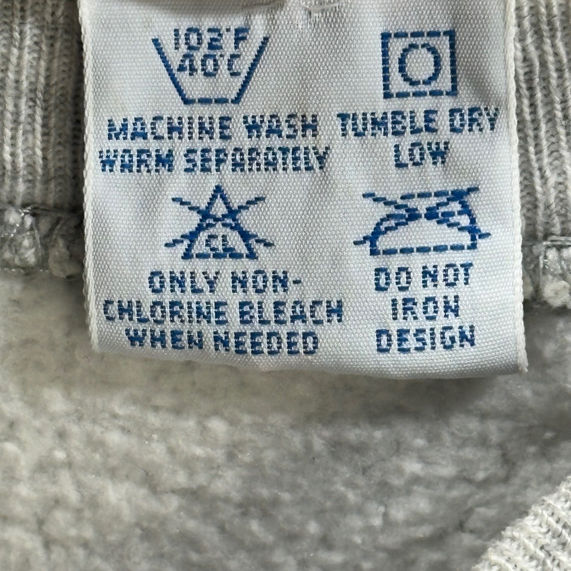 Champion(チャンピオン) 90's ”WARTHOG RUGBY” Reverse Weave Sweatshirt ウォートホッグ ラグビー リバースウィーブ スウェット L ライトグレー 90年代 刺繍タグ ヴィンテージ 3段プリント