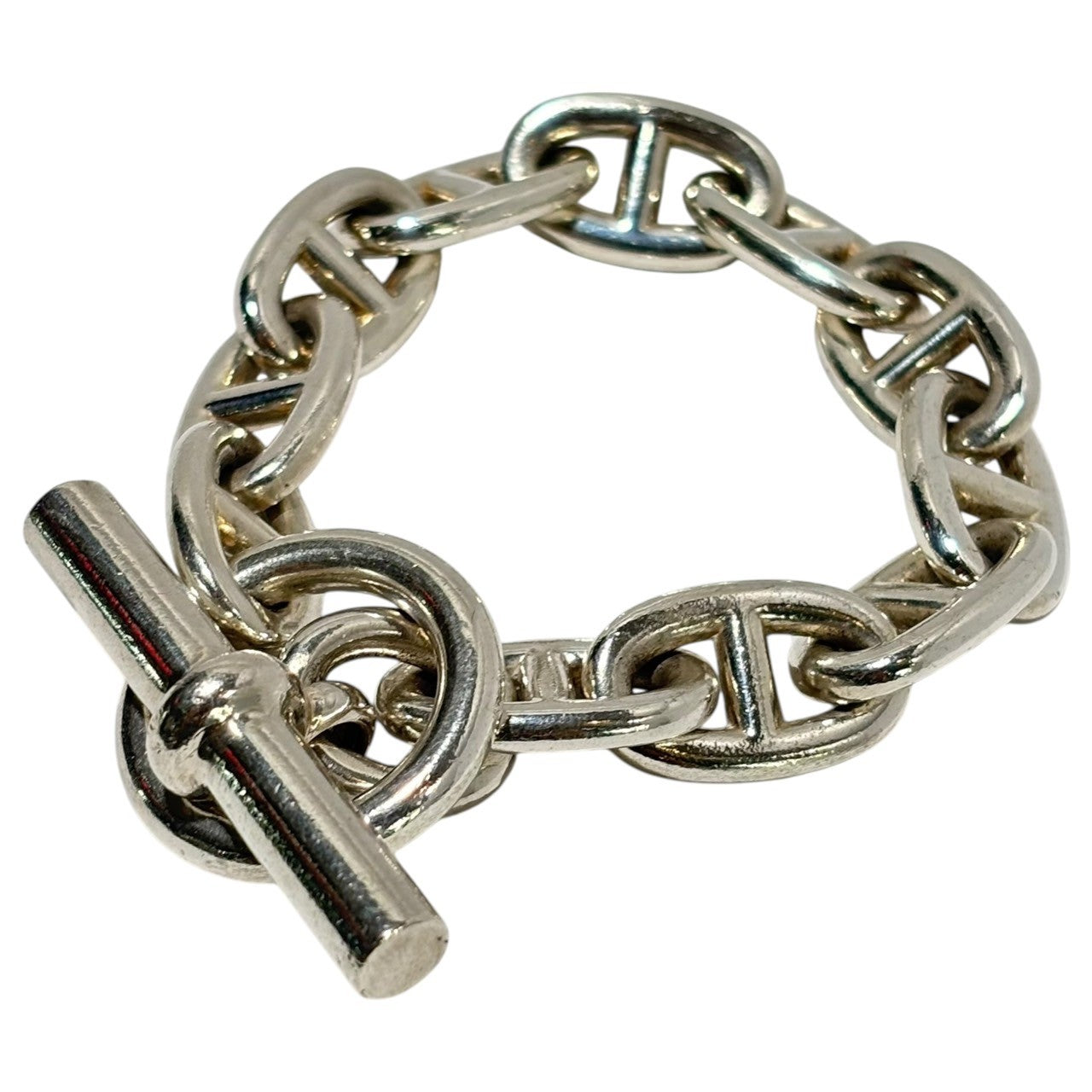 HERMES(エルメス) Chaine d’Ancre TGM 11LINK シェーヌダンクル TGM 11 シルバー 箱付 ブレスレット 925