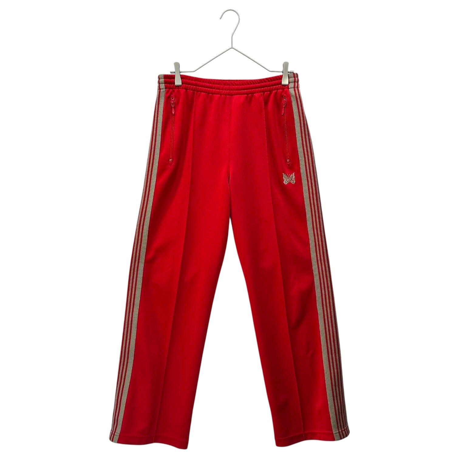 NEEDLES(ニードルズ) TRACK PANT - POLY SMOOTH トラック パンツ KP220 S レッド ストレート