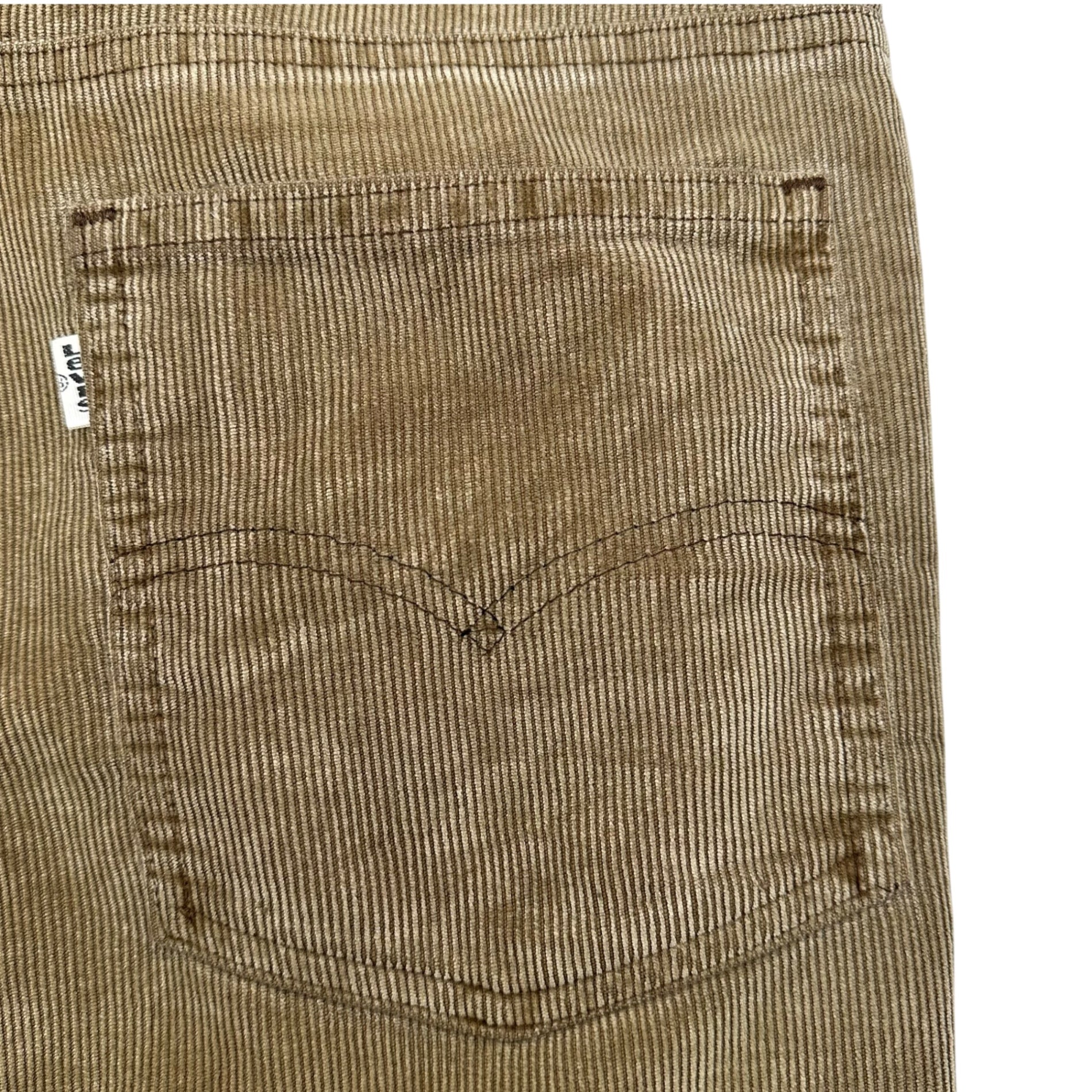 Levi's(リーバイス) 70's Corduroy Straight Pants 70年代 コーデュロイ ストレート パンツ ベージュ TALON42ジッパー