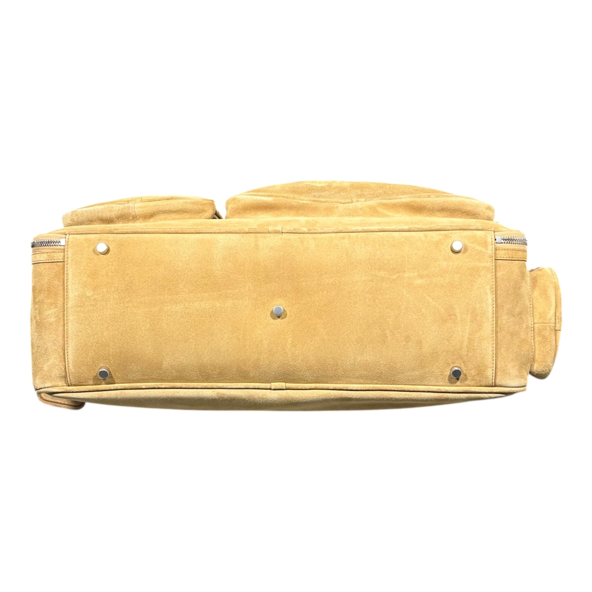 Acne Studios(アクネストゥディオズ) Camero Hotel Suede カメロ ホテル スウェード A10486- ベージュ ショルダー バッグ ボストン 旅行