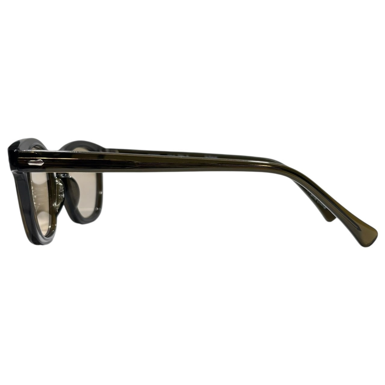 PENTAX(ペンタックス) Boston clear-frame sunglasses ボストン型 クリアフレーム サングラス F9800 48□20 145mm ダークブラウン 薄いブラウンレンズ Safety Rx Eyewear by HOYA