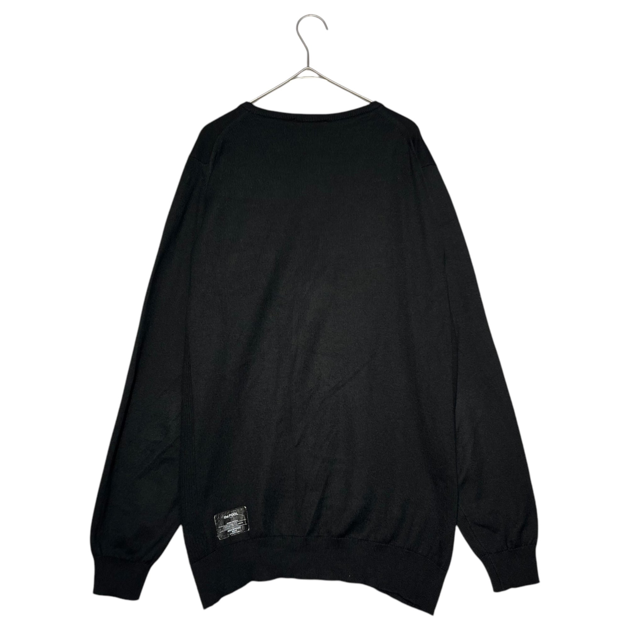 JOHN SMEDLEY(ジョンスメドレー) crew neck cotton knit クルーネック コットン ニット L ブラック