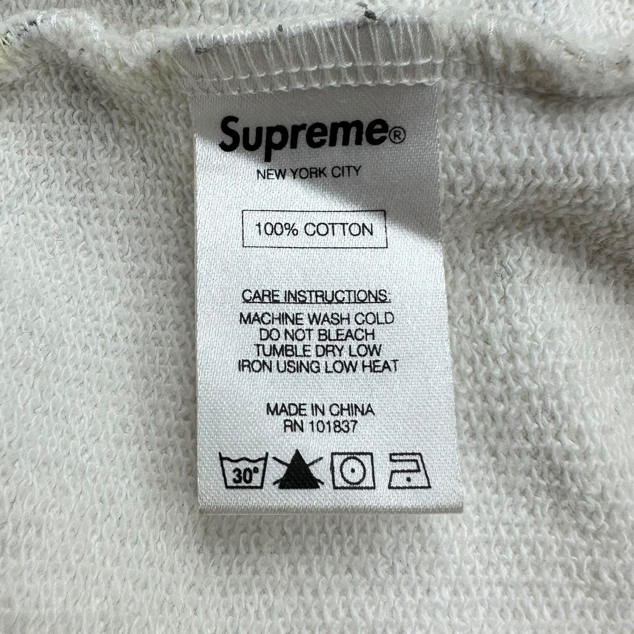 SUPREME(シュプリーム) 16SS Gonz Butterfly Hooded Sweatshirt ゴンズ バタフライ フーデッド スウェット マークゴンザレス パーカー XL ホワイト×マルチカラー