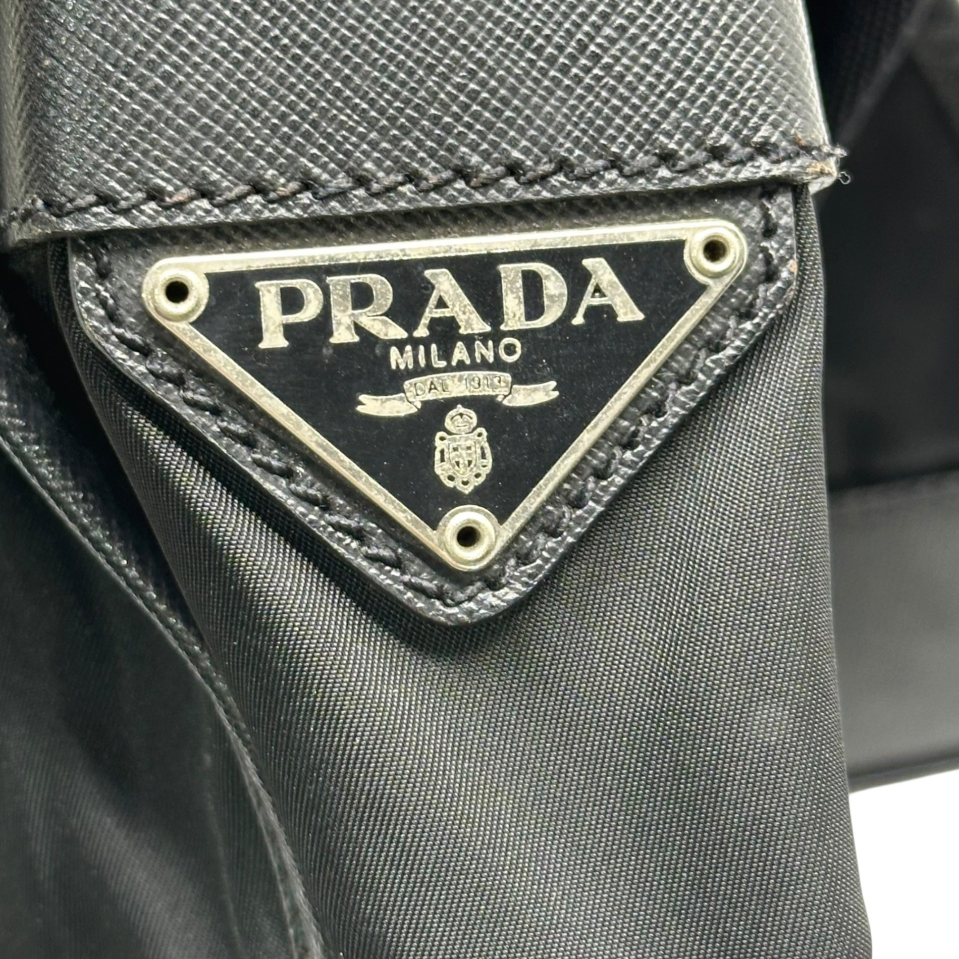 PRADA(プラダ) BORSA A TRACOLLA Messenger Bag ナイロン メッセンジャー バッグ VI158M ブラック ショルダー バッグ