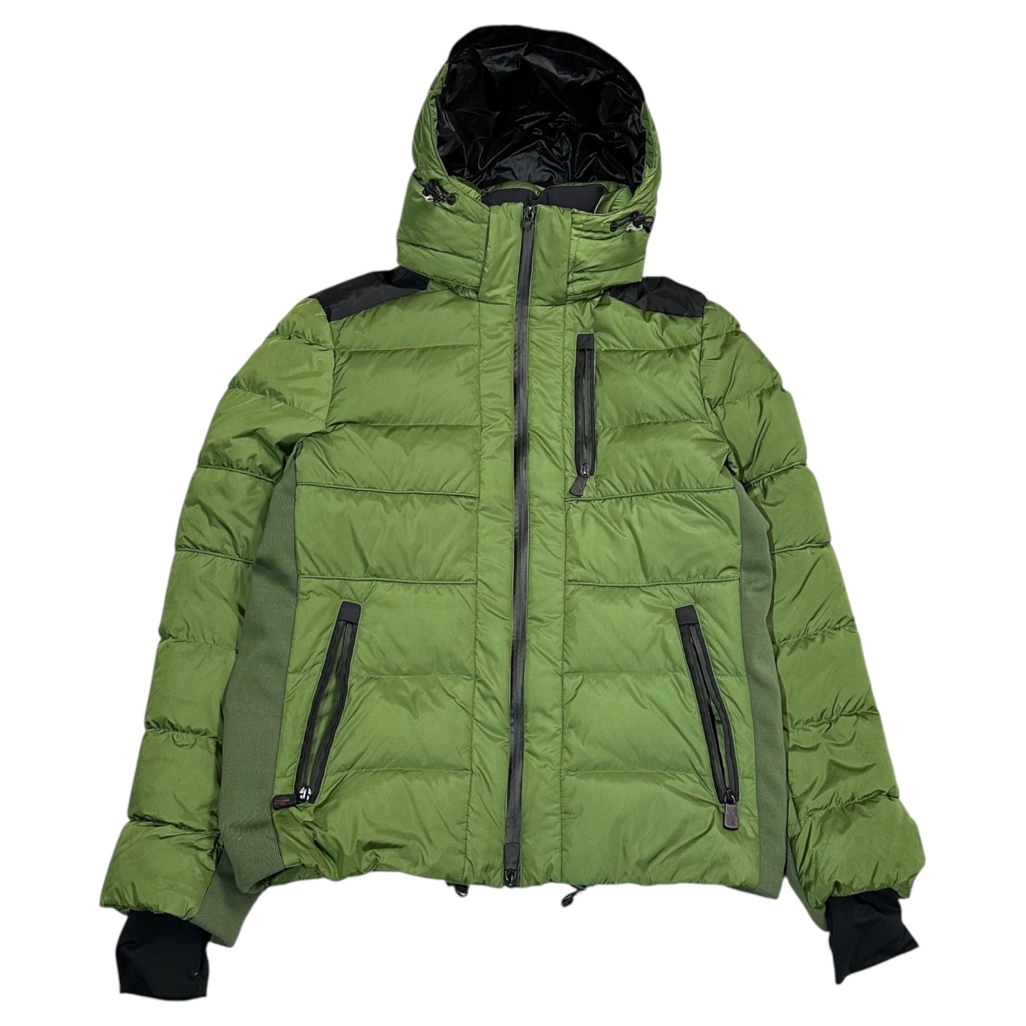 MONCLER GRENOBLE(モンクレール グルノーブル) RIND Old Hooded Down Jacket オールド フーデッド ダウン ジャケット XXL グリーン×ブラック