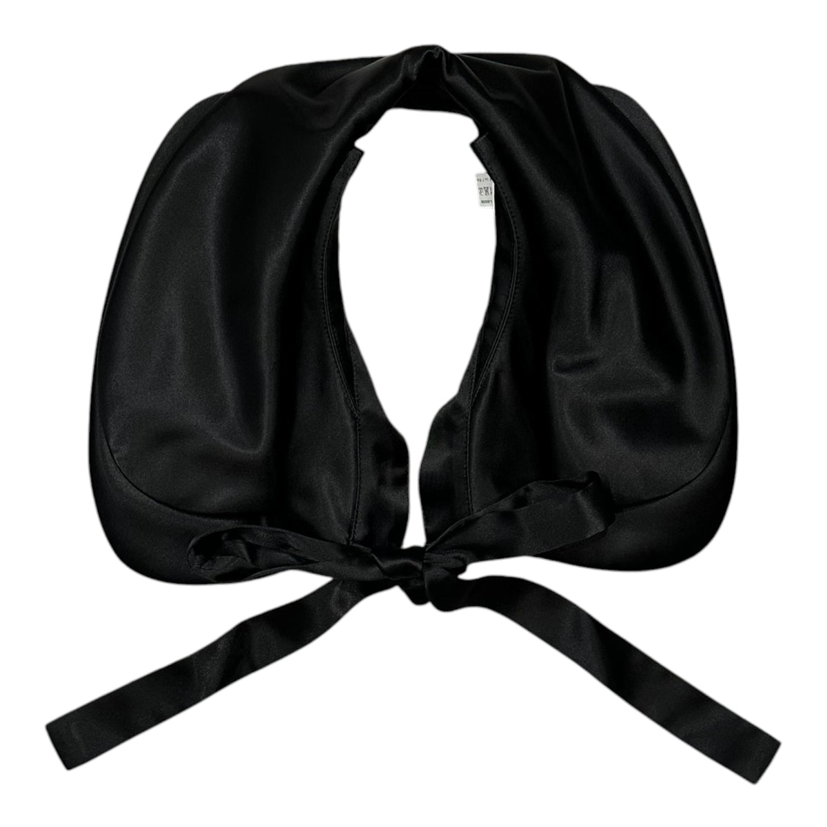 COMME des GARCONS(コムデギャルソン) Satin-Fabric Layered Detachable Collar サテン 地 レイヤード つけ襟 GR-B008 XS ブラック