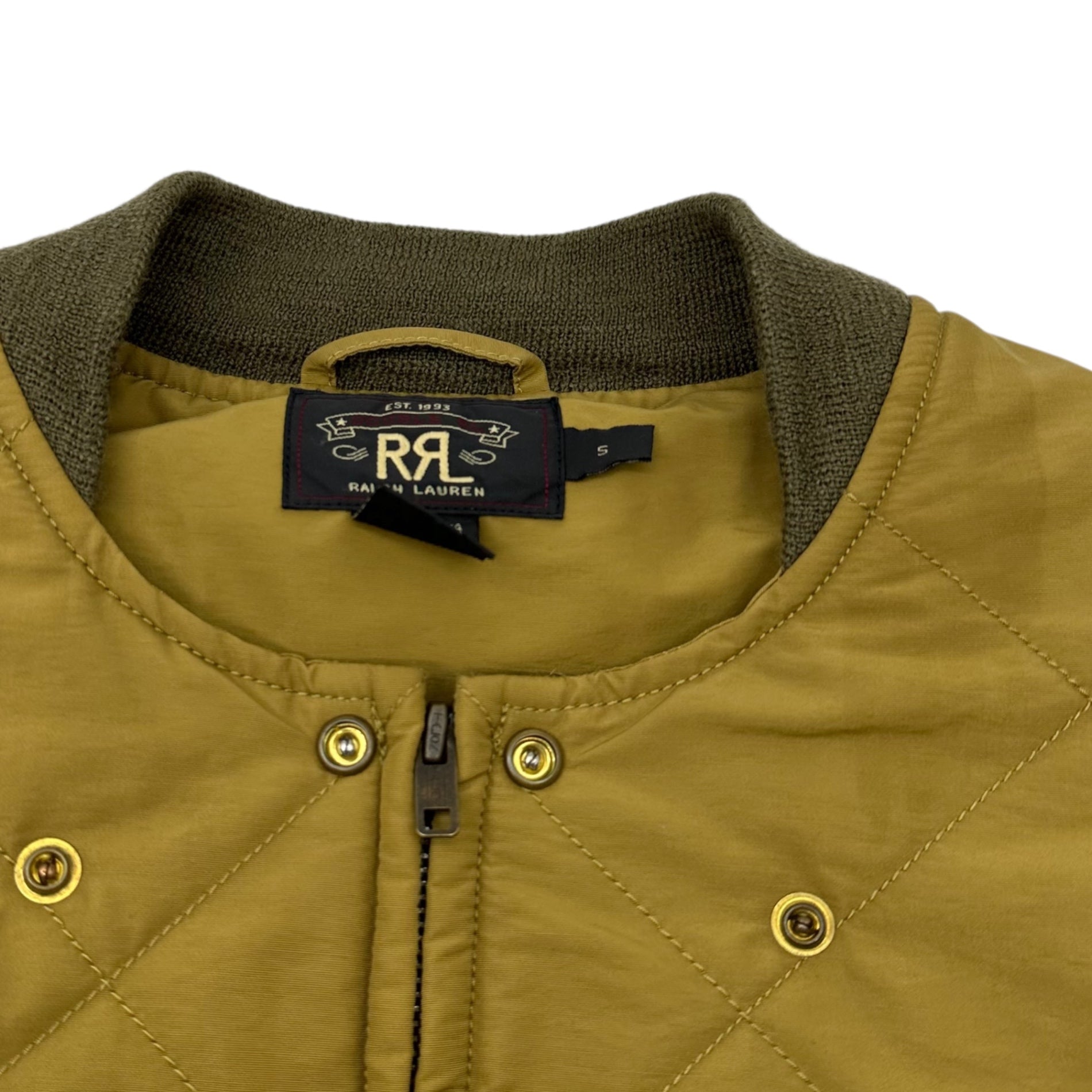 RRL(ダブルアールエル) 60/40 Cloth Cotton Quilted Tankards Jacket 60/40クロス 中綿 キルティング タンカース ジャケット S カーキ
