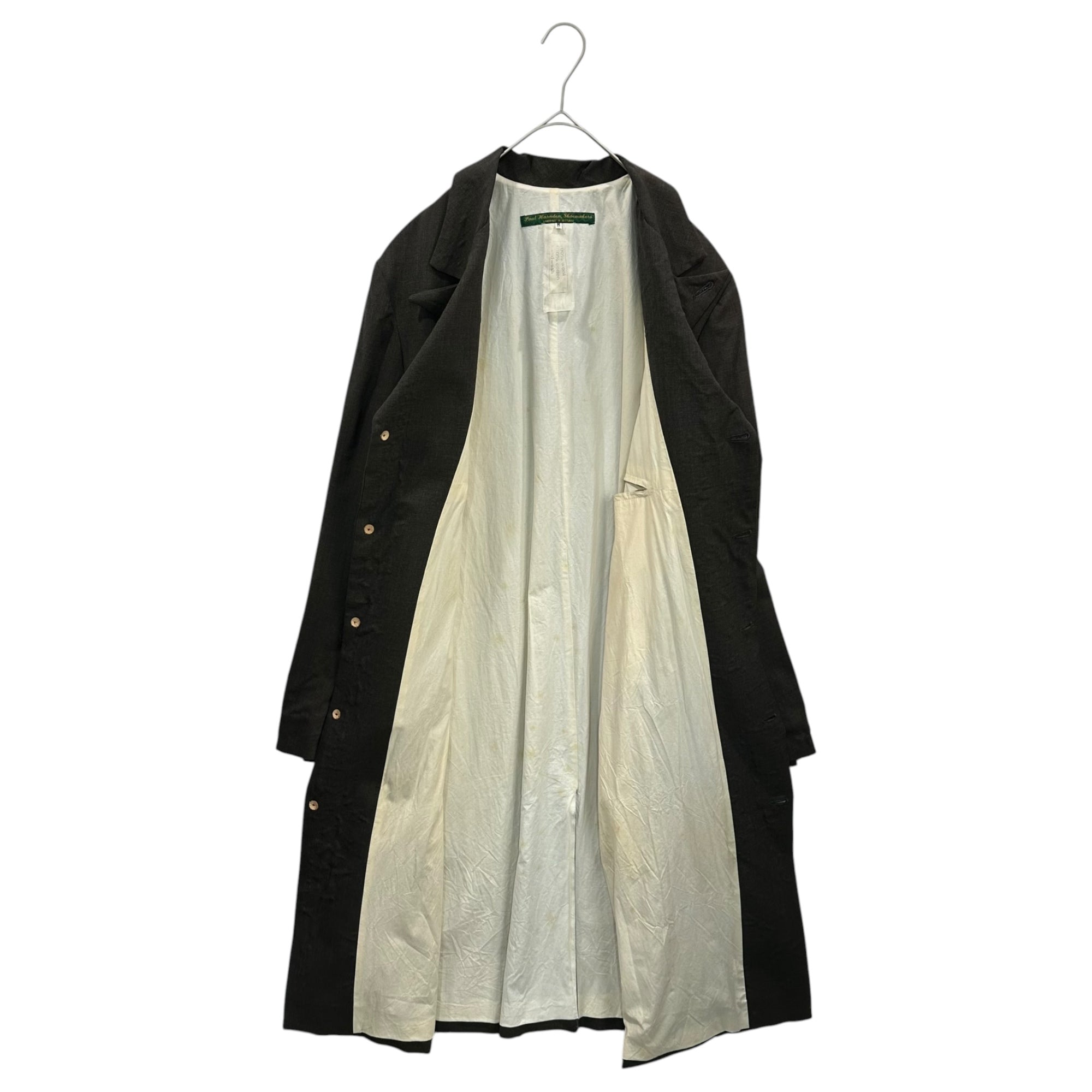Paul Harnden(ポールハーデン) Wool Long Coat ウール ロング コート M ブラウン ウールボディ アルチザン