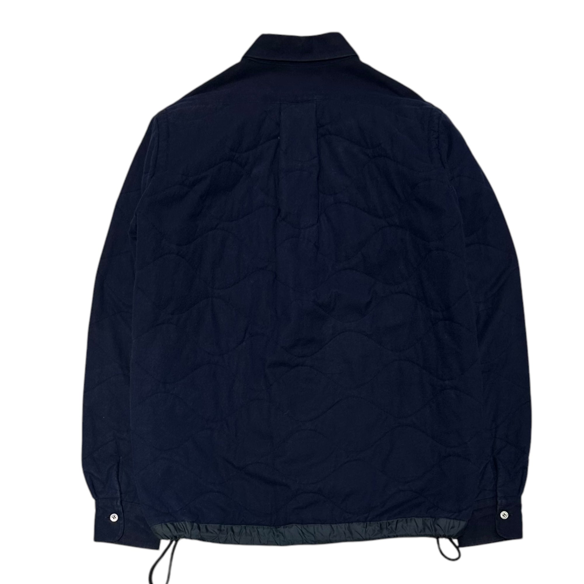 sacai(サカイ) 2016AW Quilted Drawstring Shirt Jacket キルティング ドローコード シャツ ジャケット 16-01092M 2 ネイビー