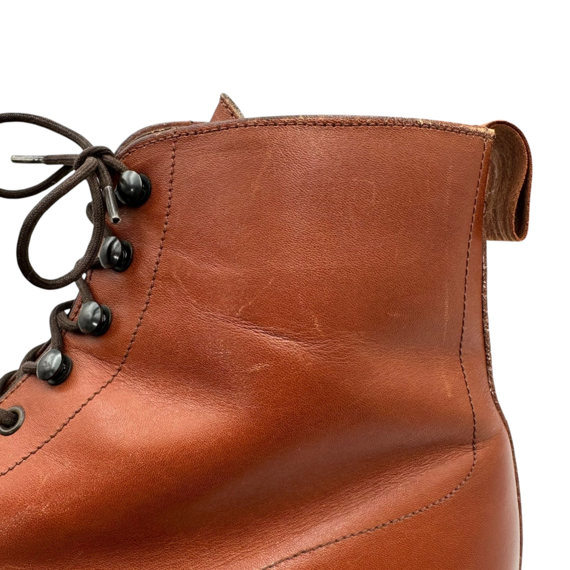 GRENSON(グレンソン) 1990’s England made Cap-toe boots キャップトゥ ブーツ 6208/49 7/E(25.5cm程度) ブラウン 90年代 ヴィンテージ イングランド製 ワーク