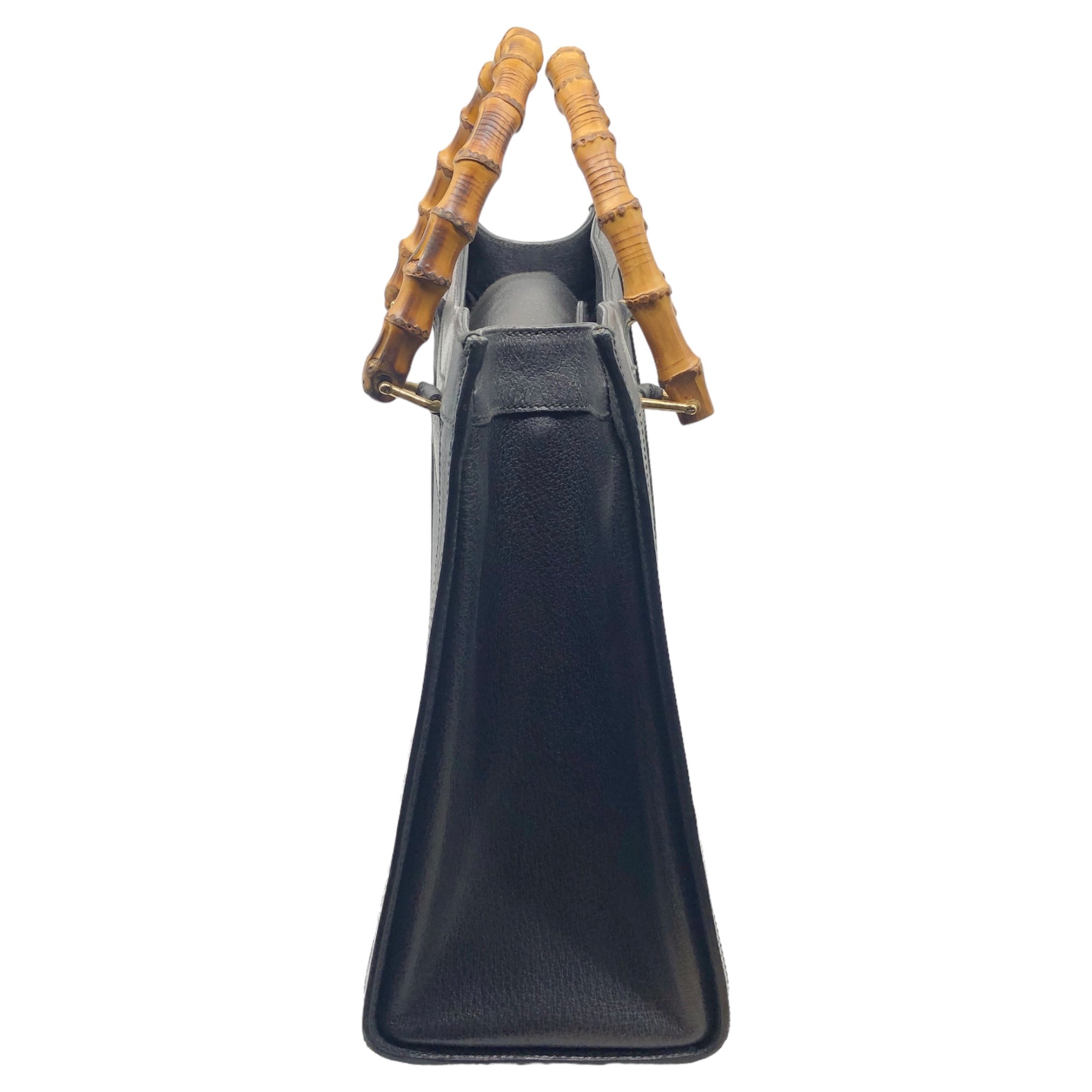 GUCCI(グッチ) OLD BOX type bamboo handbag オールド ボックスタイプ バンブー ハンド バッグ 鞄 レザー トート 002・0260 200110 グレー