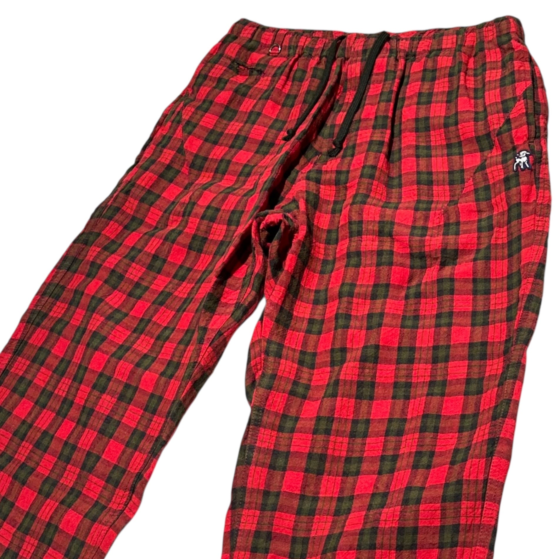 the Shepherd UNDERCOVER(ザ シェパード アンダーカバー) 25SS Check Linen Easy Pants チェック リネン イージー パンツ US1E9503 2(S程度) レッド 参考定価57,200円(税込)