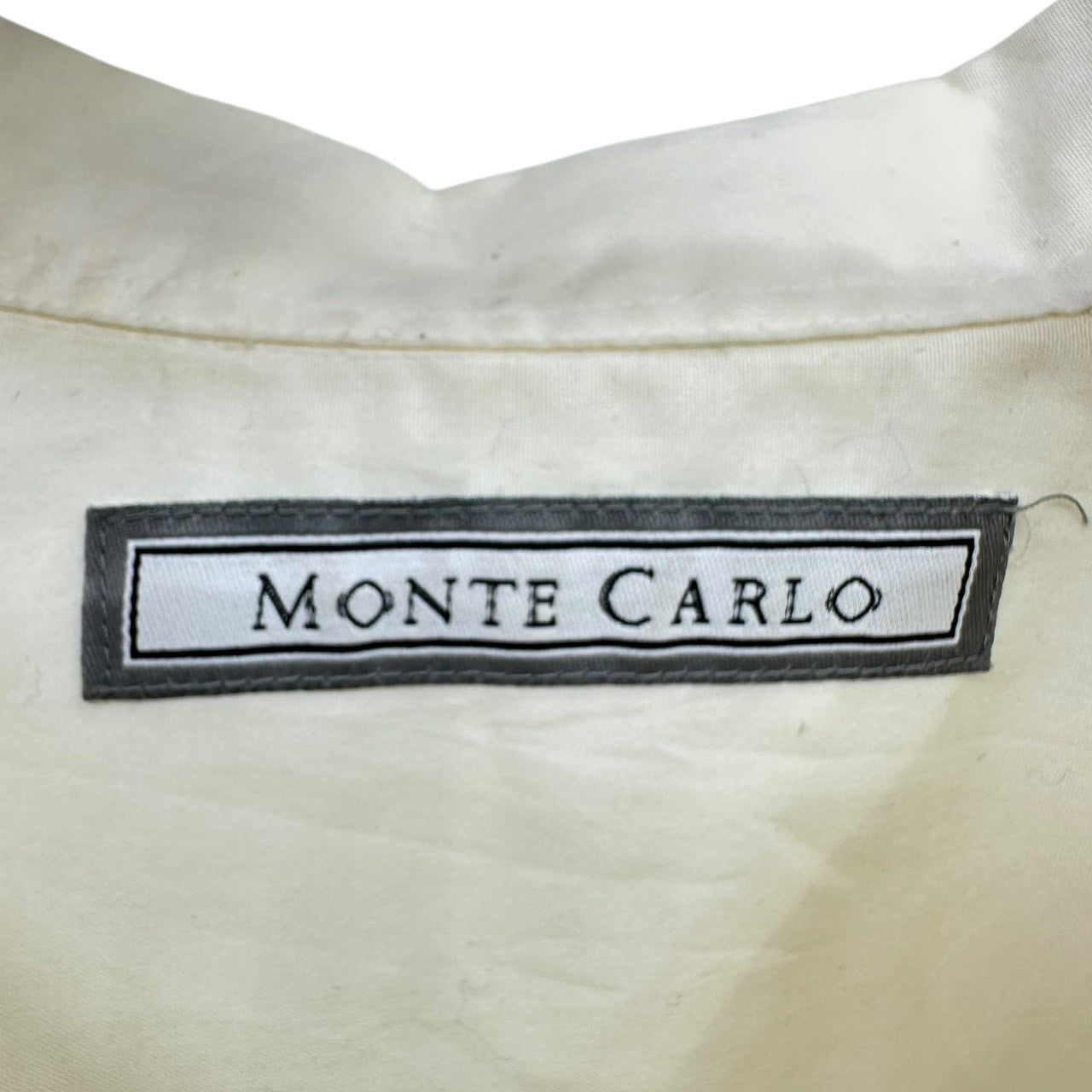 MONTE CARLO(モンテカルロ) OLD S/S Cuba Shirt オールド 半袖 キューバ シャツ M アイボリー