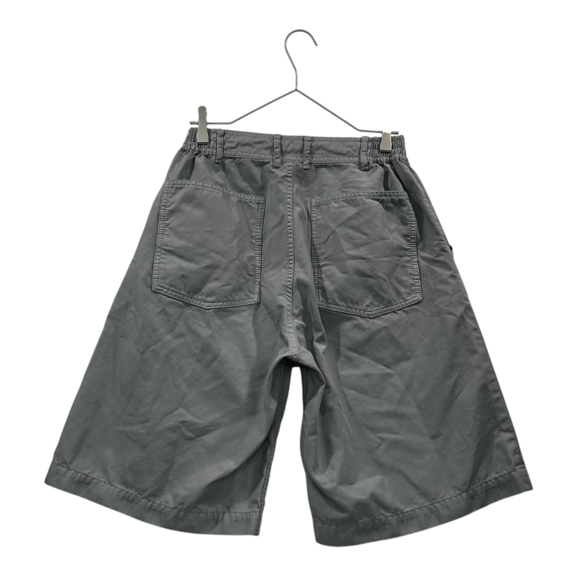 COMME des GARCONS HOMME DEUX(コムデギャルソンオムドゥ) 25SS Esther Gabardine Product Processing Shorts エステルギャバジン 製品加工 ハーフパンツ DO-P045 M グレー AD2024