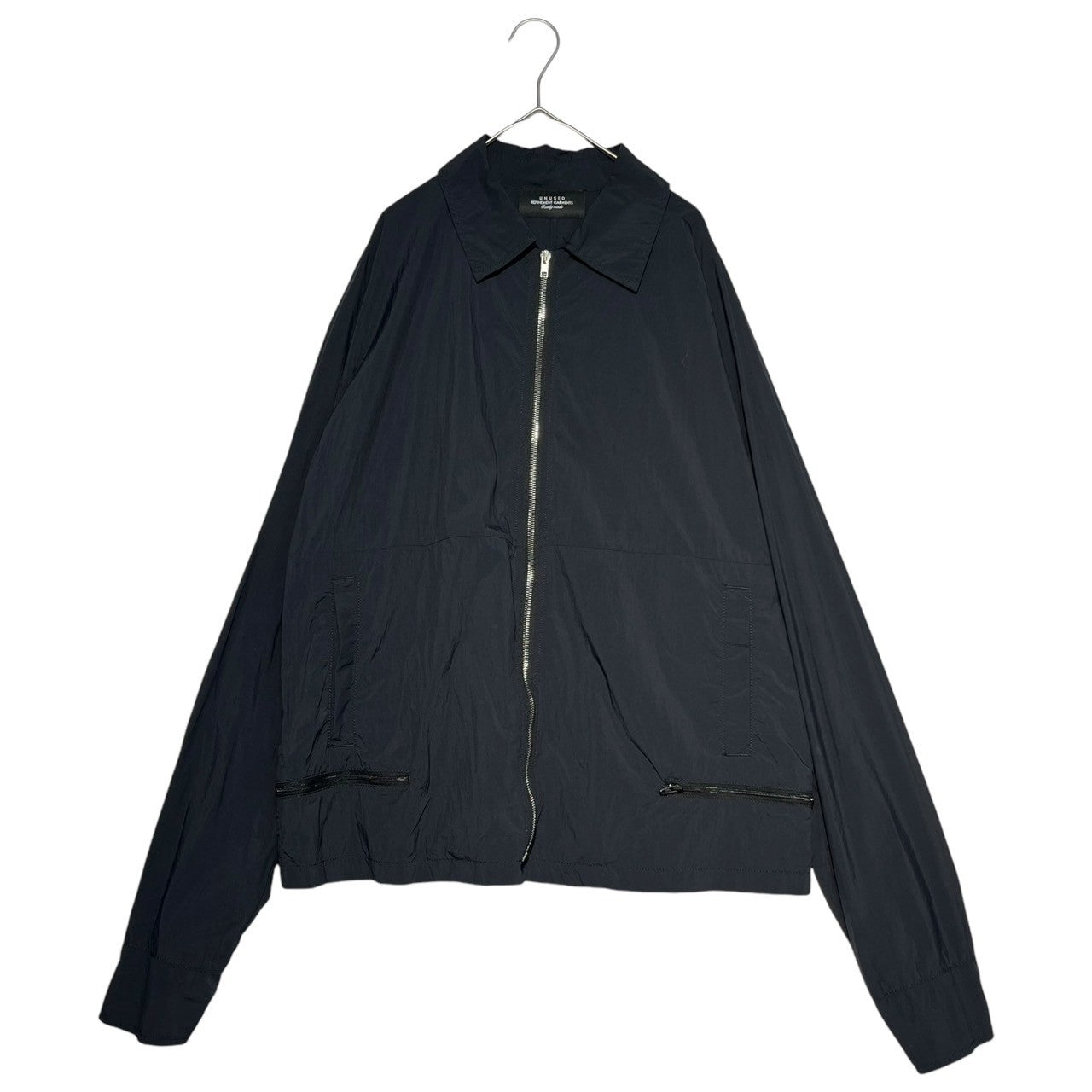 UNUSED(アンユーズド) Drizzler jacket ナイロン ドリズラー ジャケット US2173 2 ネイビー スイングトップ ブルゾン