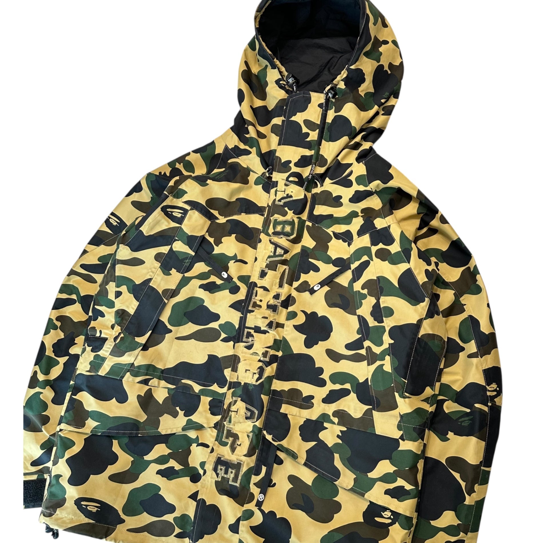 A BATHING APE(アベイシングエイプ) 00's 1ST CAMO SNOWBOARD JACKET ファーストカモ スノボード ジャケット スノボ M カーキ
