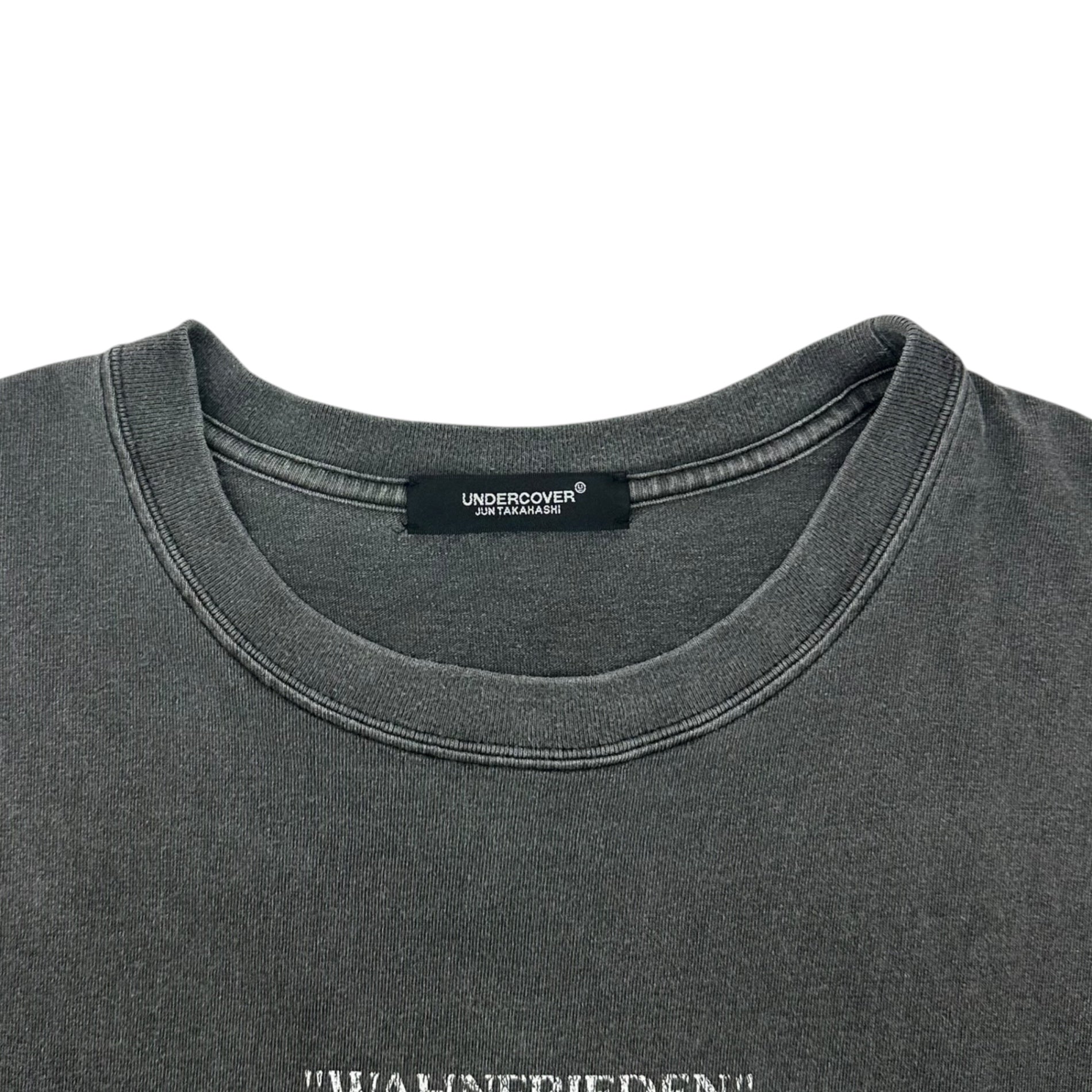 UNDERCOVER(アンダーカバー) 24SS UC RECORDS TEE グラフィック フェード加工 半袖 Tシャツ UC1D9810-3 3 グレー